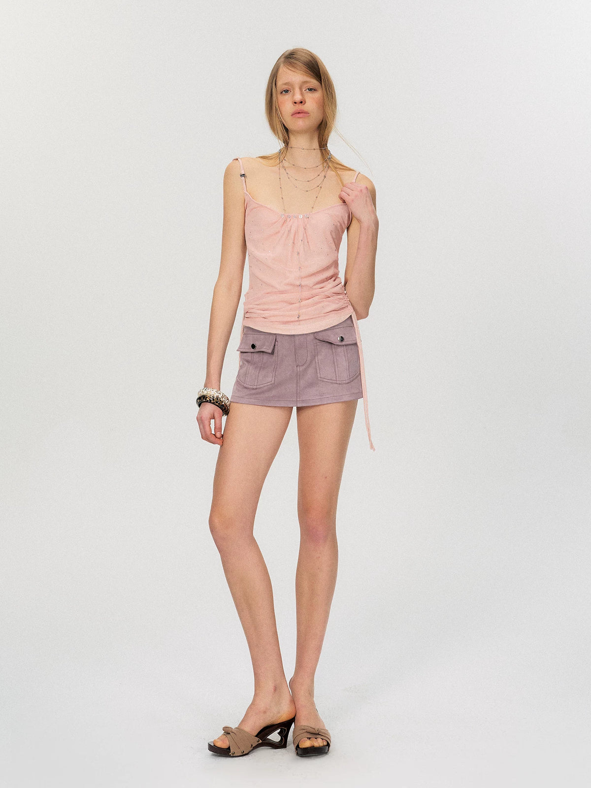 Pink Crystal Shimmer Cami