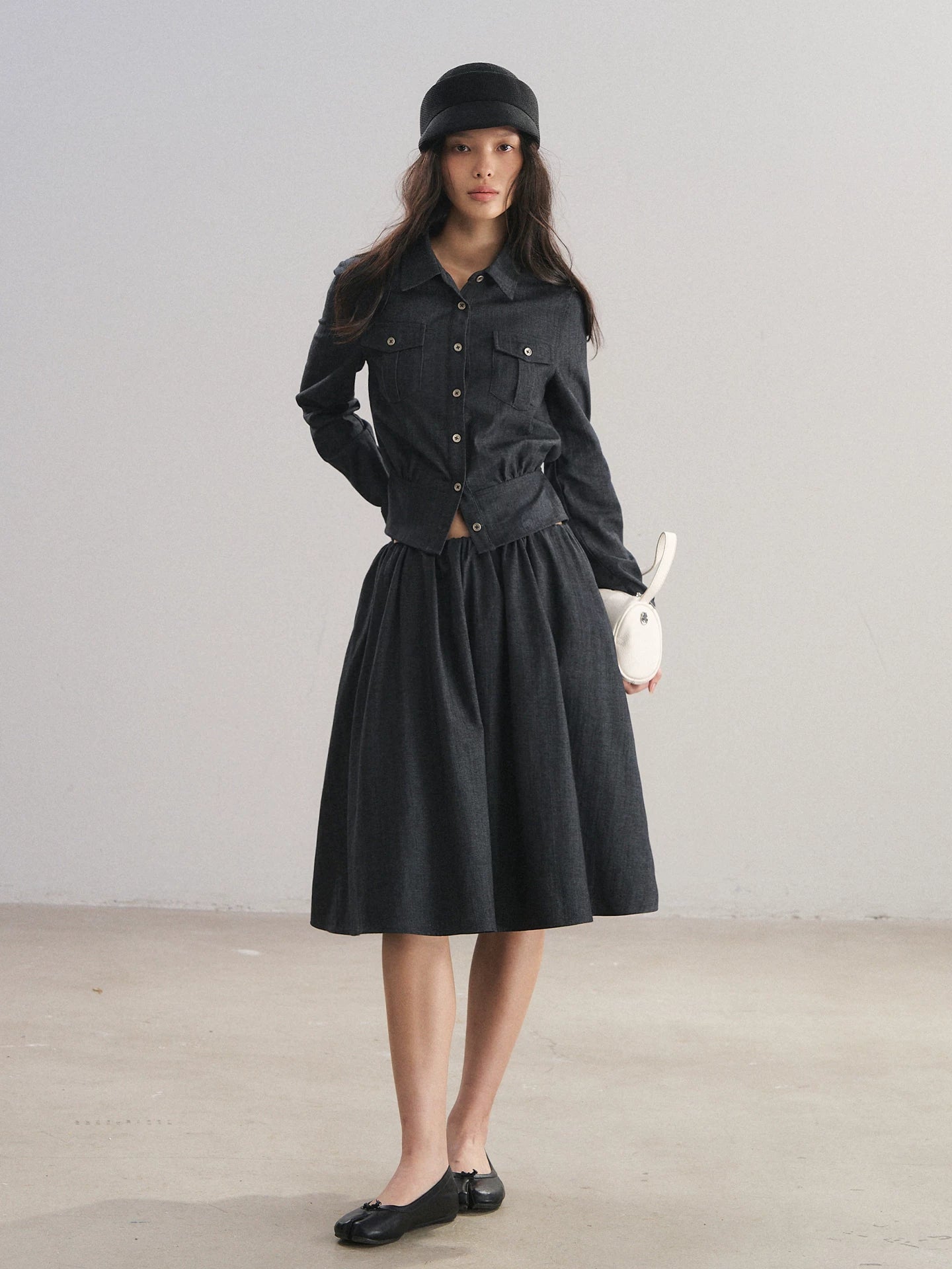Cargo Shirt & Skirt Set