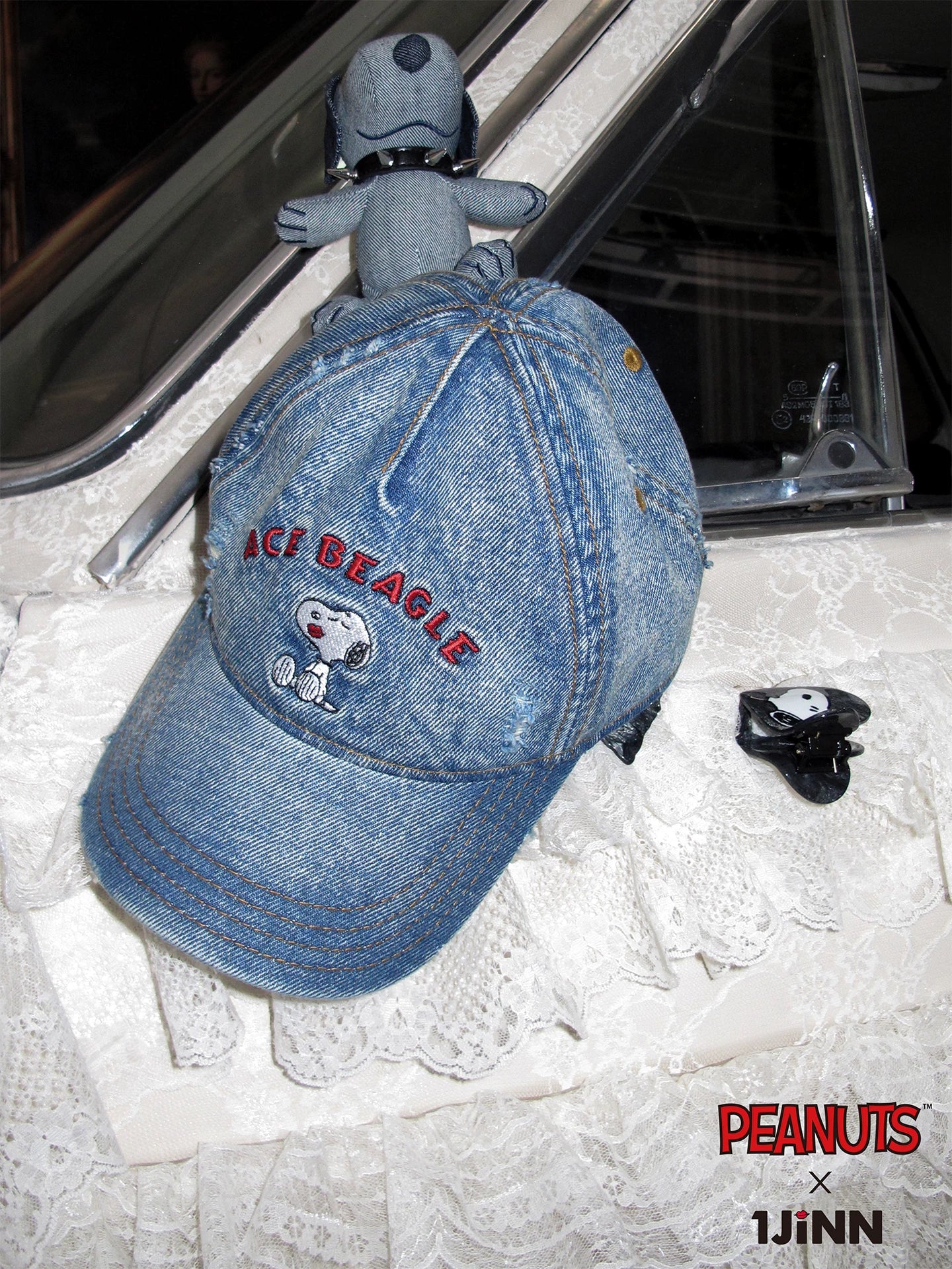 Washed Denim Cap