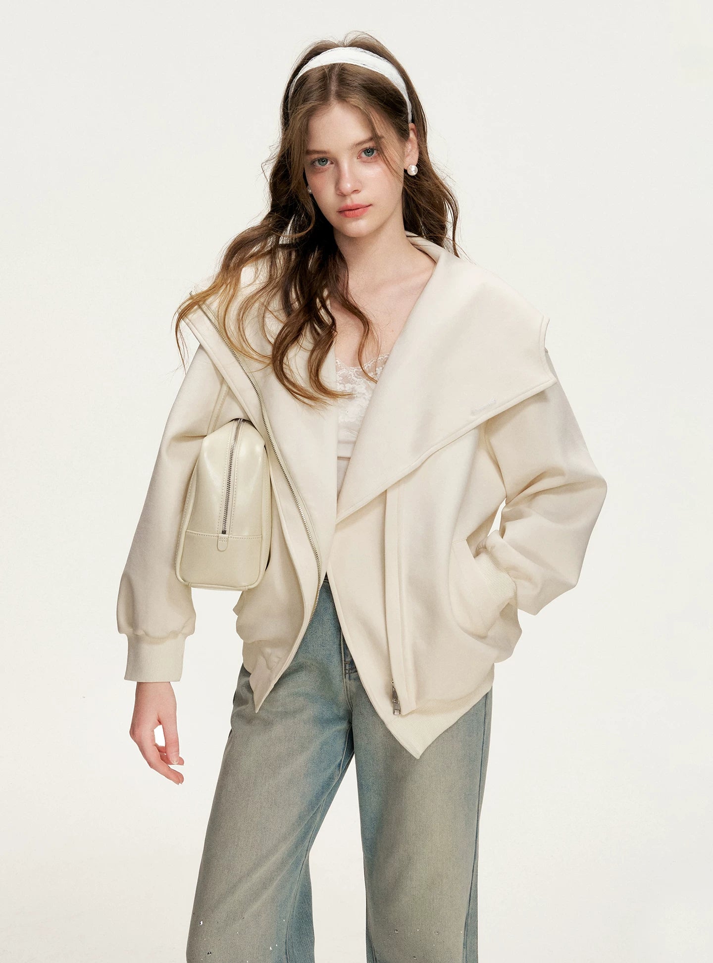 Oversized Zip Hoodie Jacket