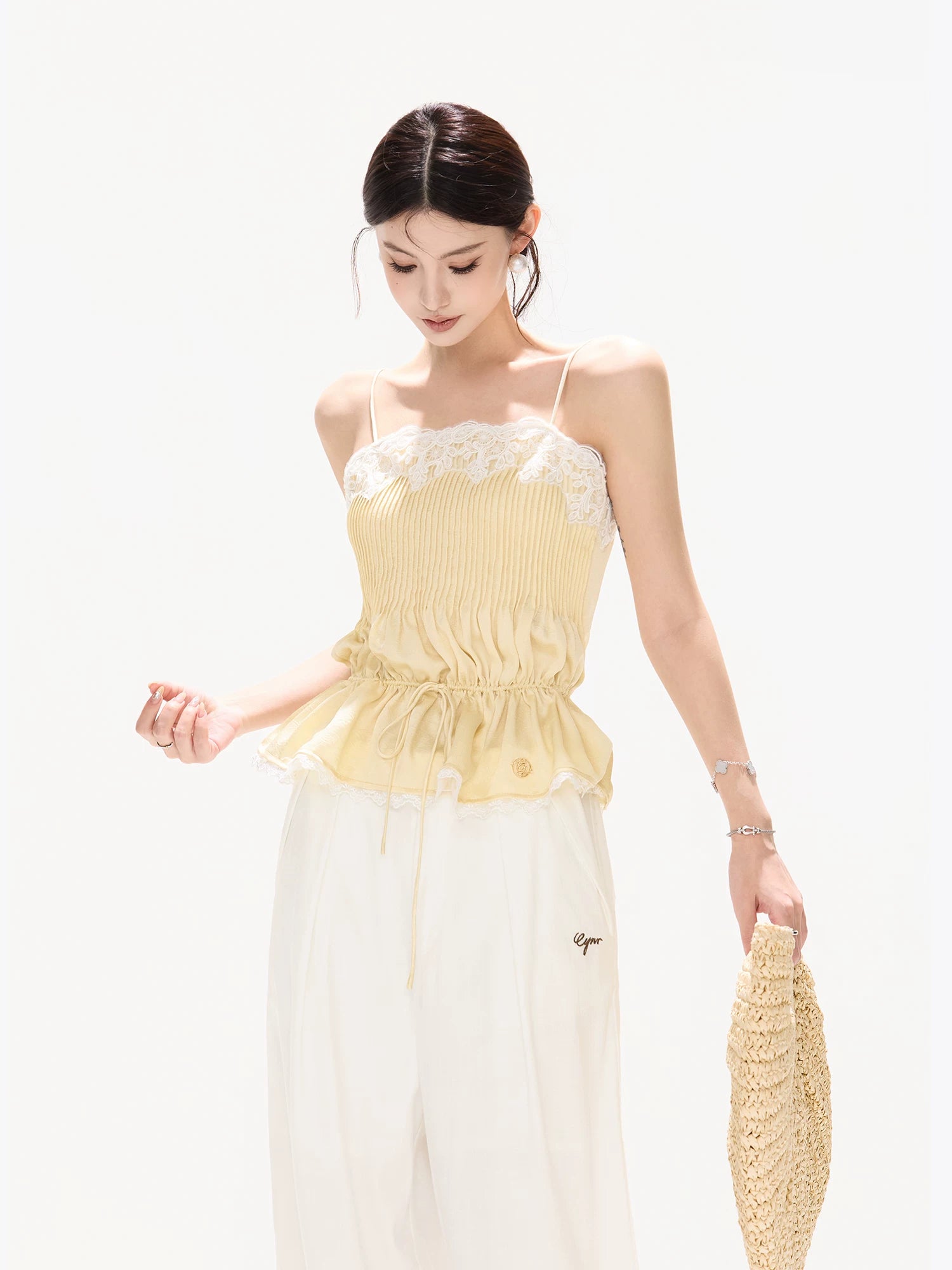 Lace Trim Cami Top