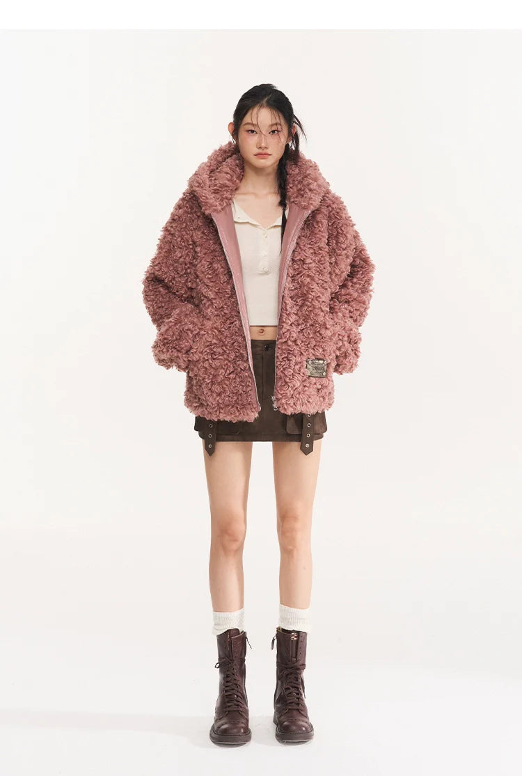 Ribbed Knit Logo Crewneck Top