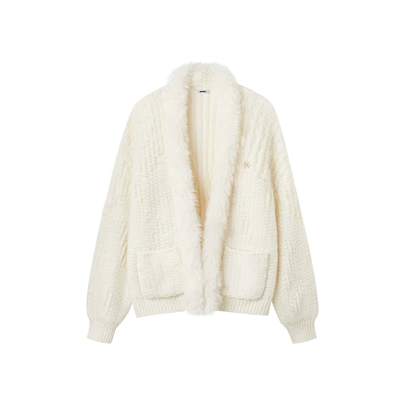 Polar Mohair Knit Cardigan