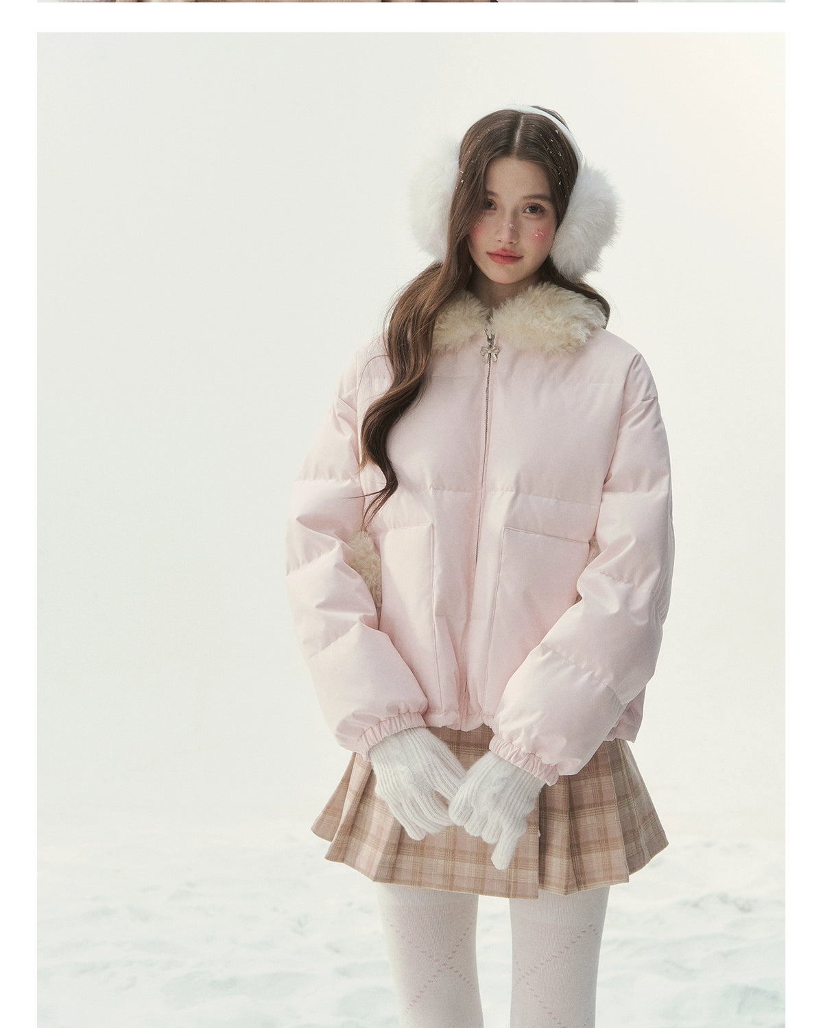 Reversible Fair Isle Down Jacket