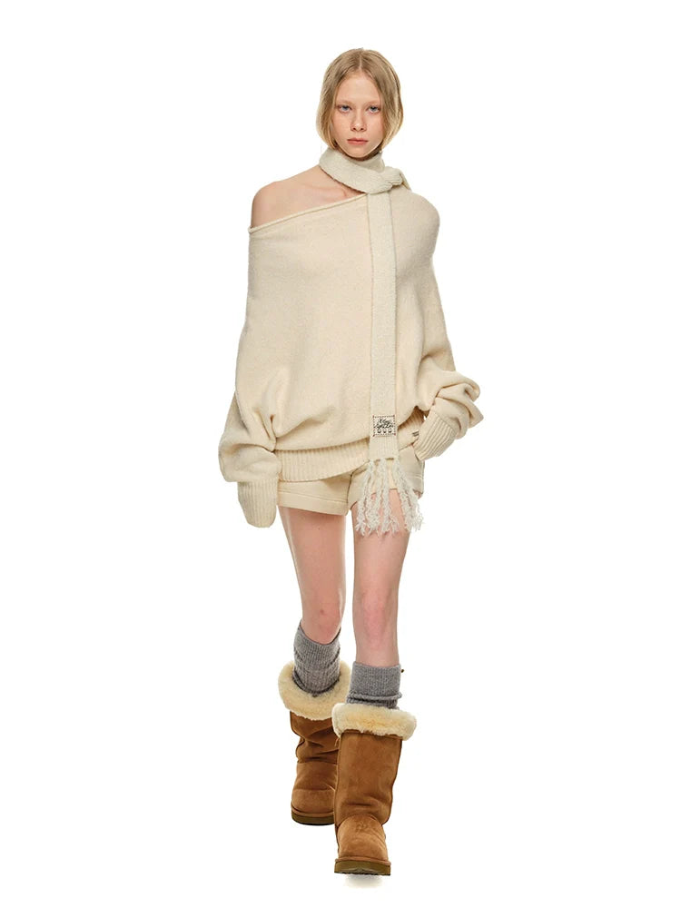 Fleece-Lined Short Sweatpants