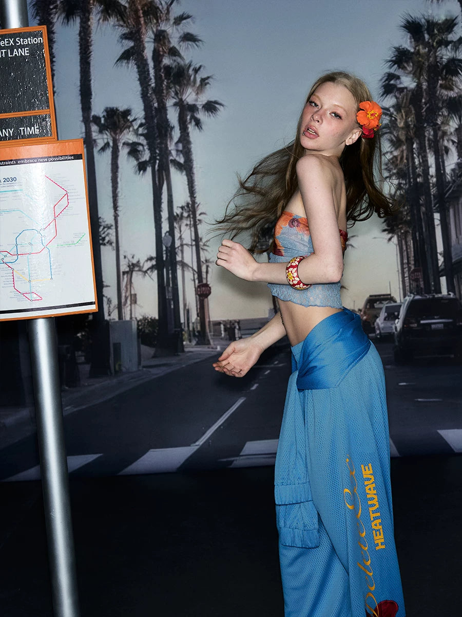 Summer Island Wide-Leg Pants
