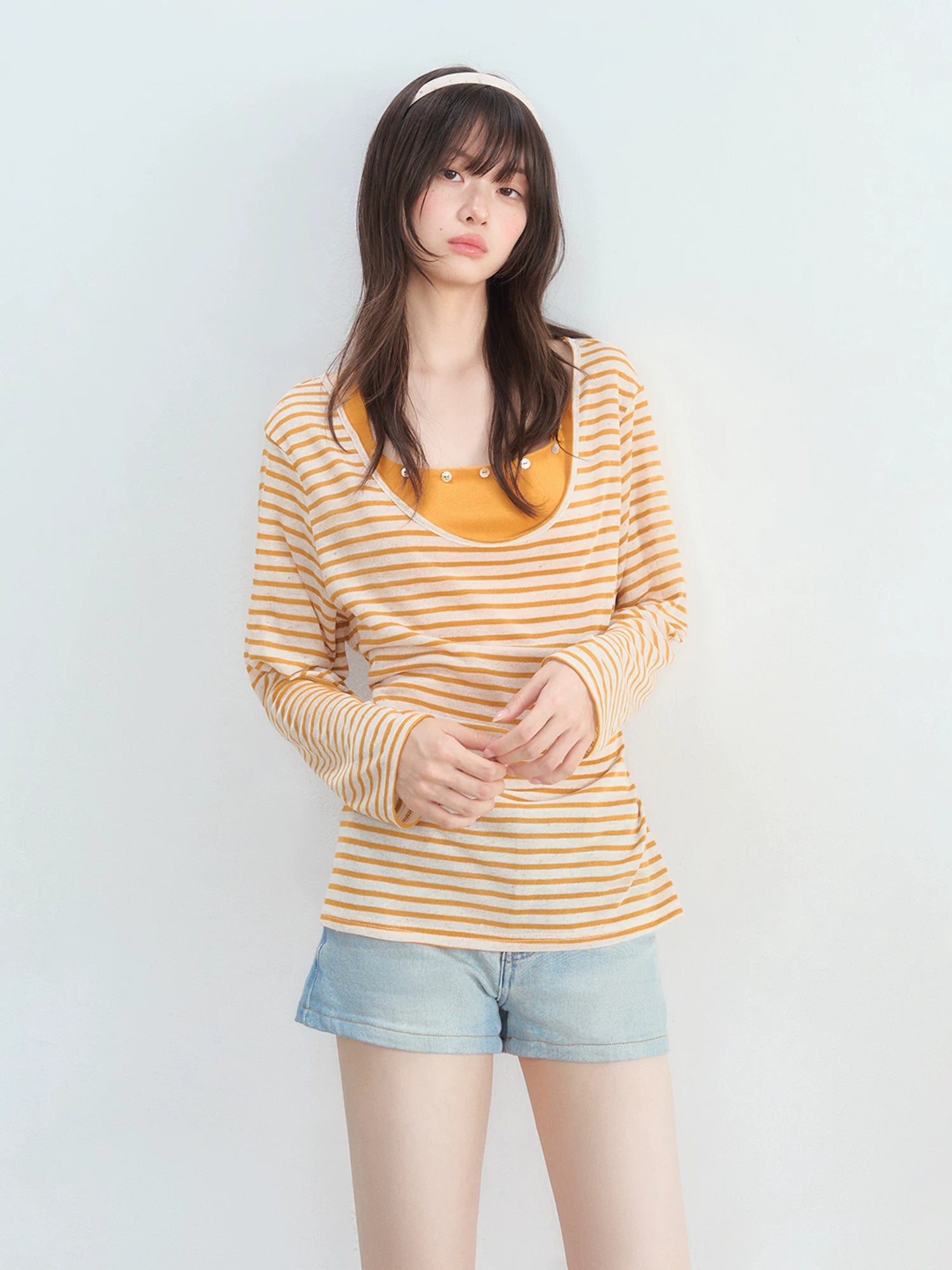Striped Halter Top Set