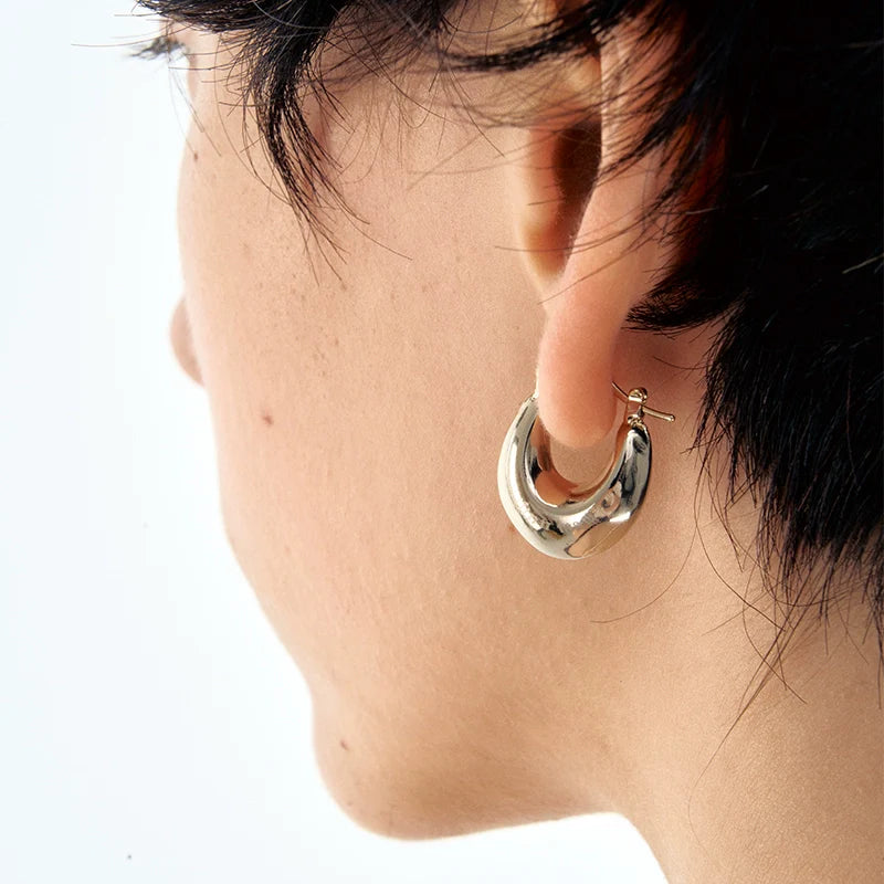 Vintage M2M Circle Letter Earrings