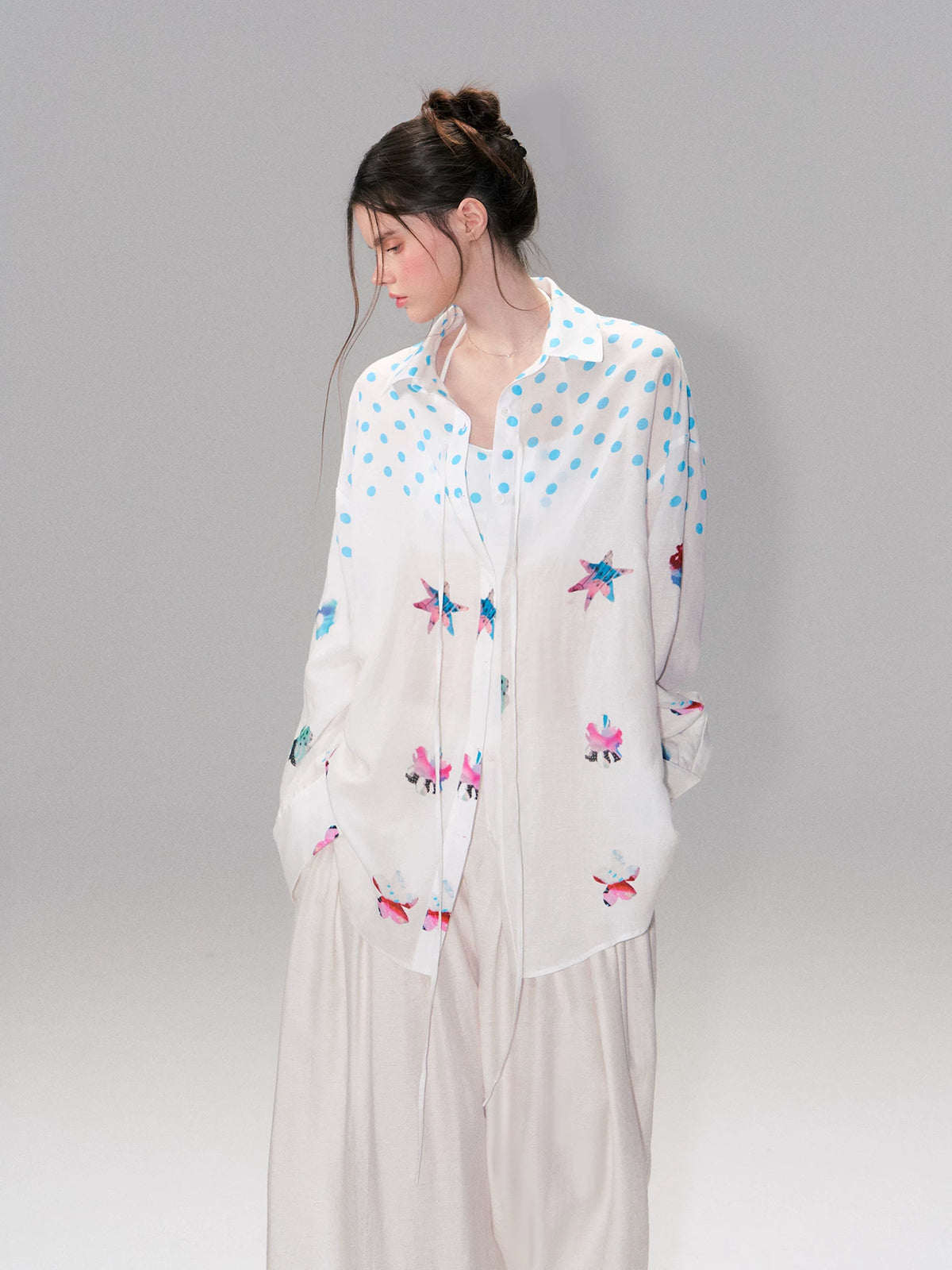 Polka Dot Shirt Set