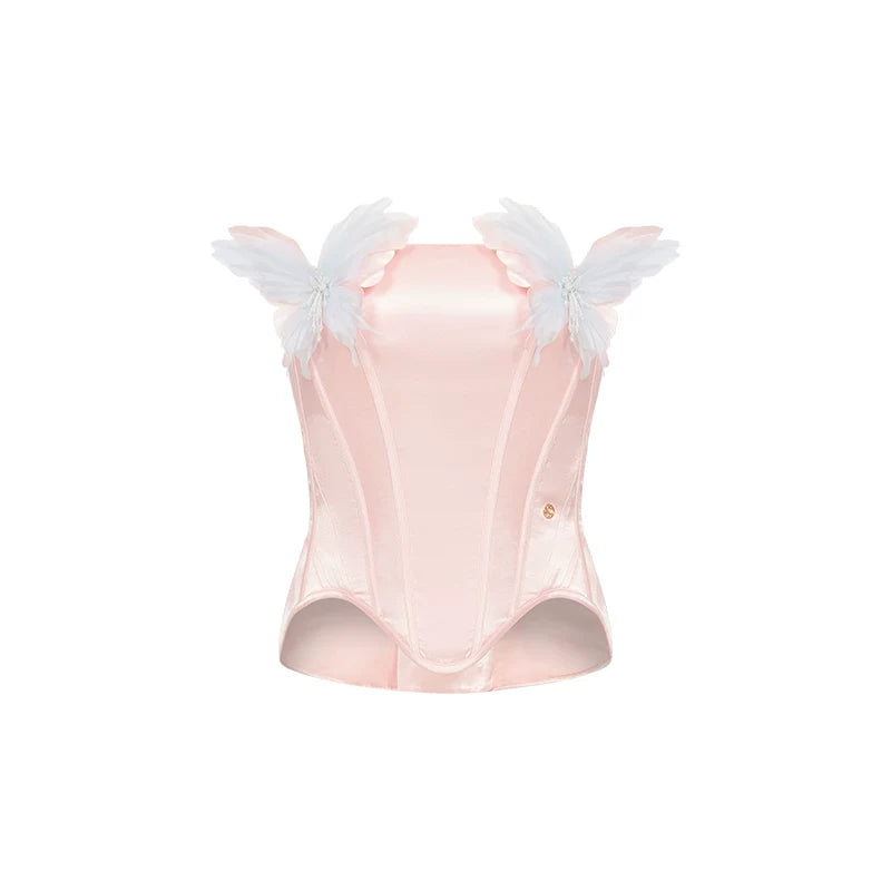 Butterfly Corset Skirt Set