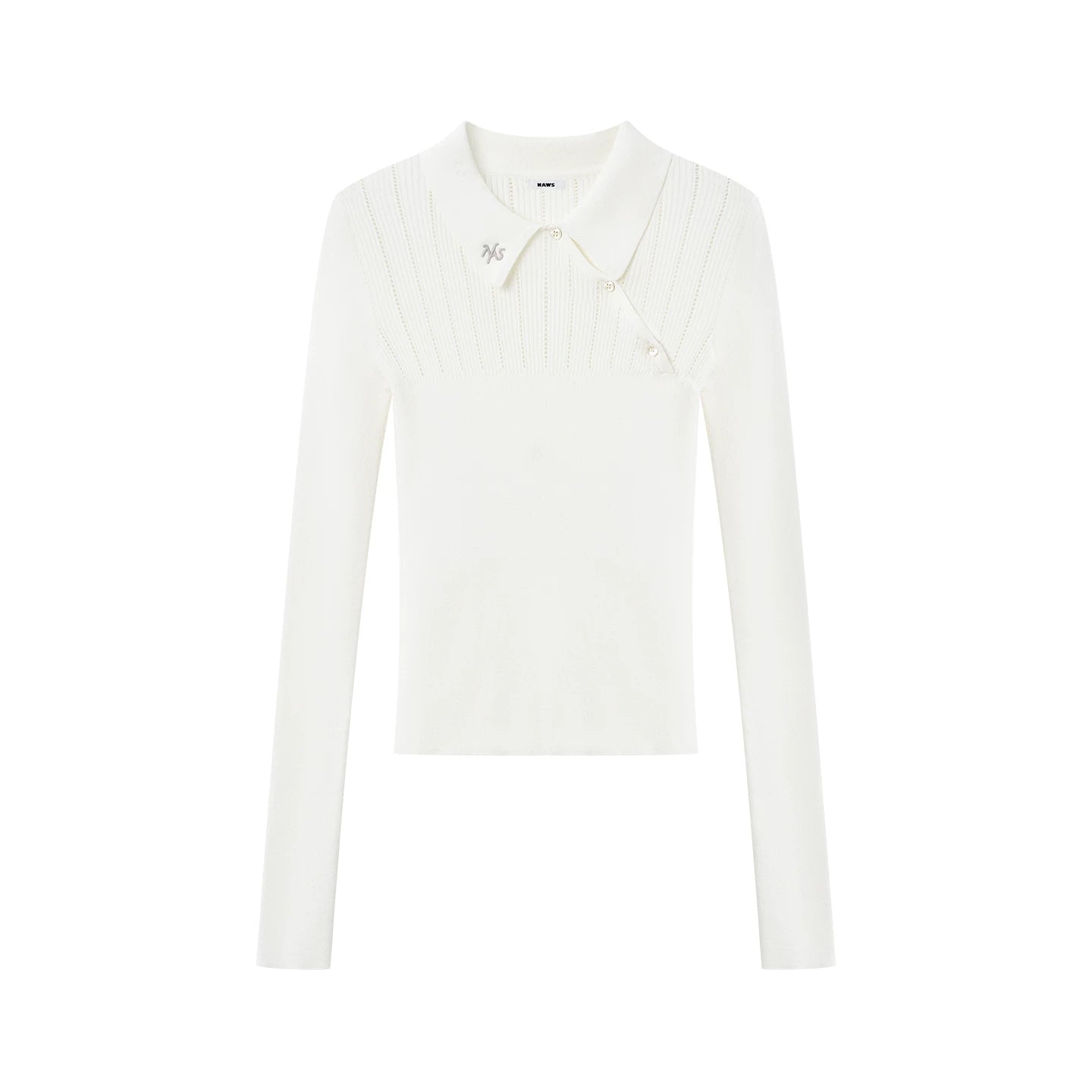 Classic Asym Polo Knit