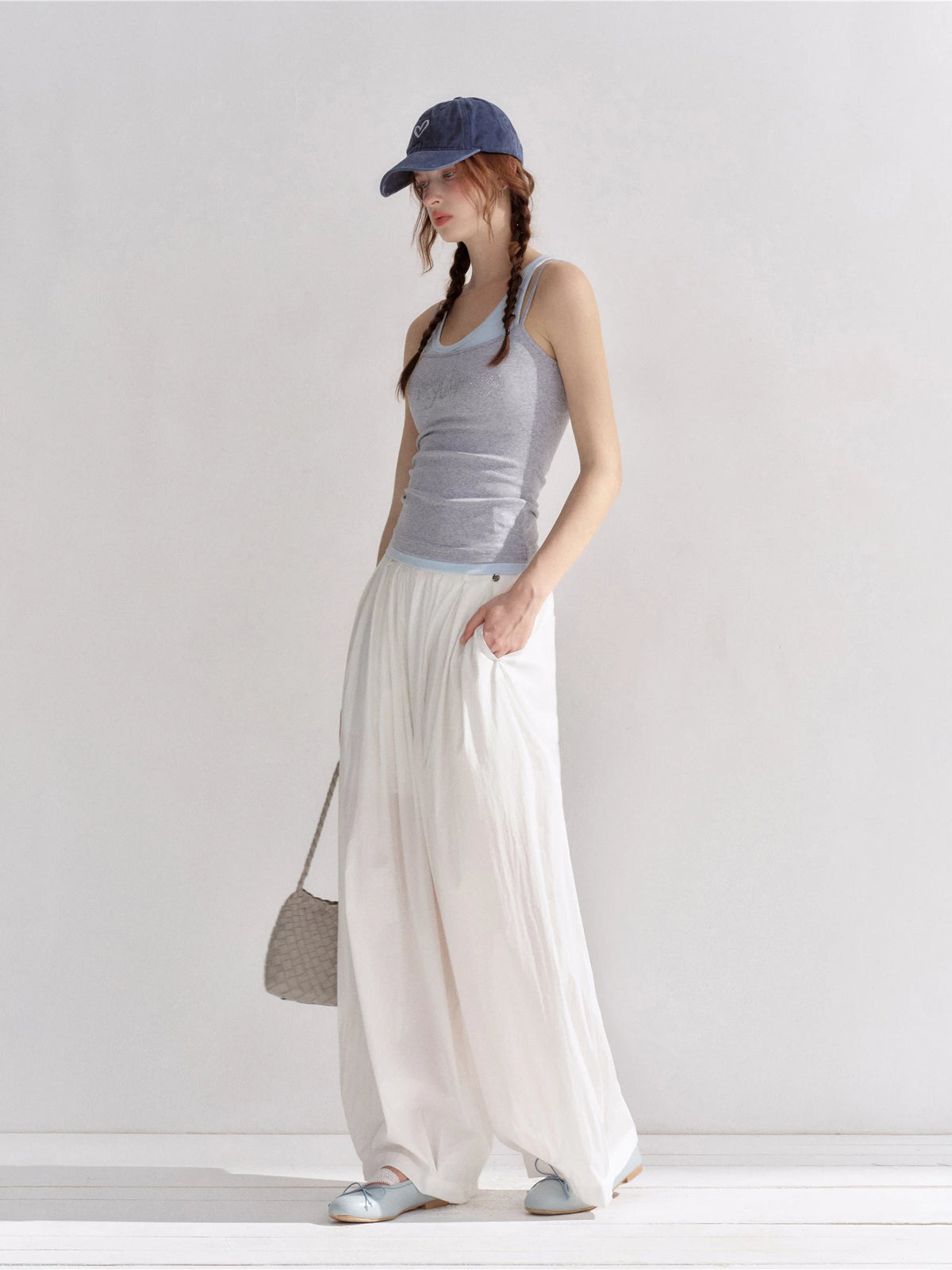 Pleated Balloon Pants