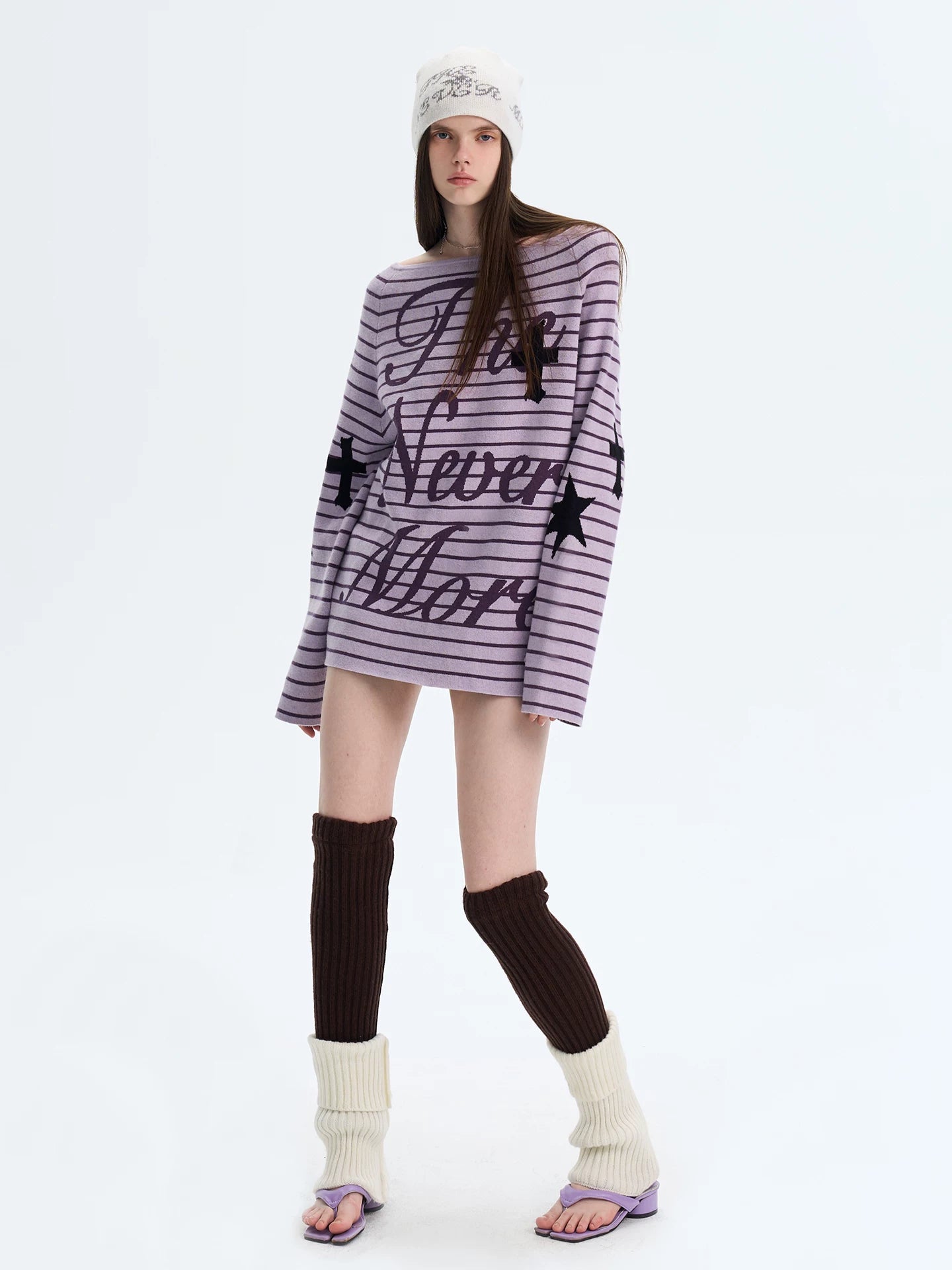 Reversible Stripe Knit Top