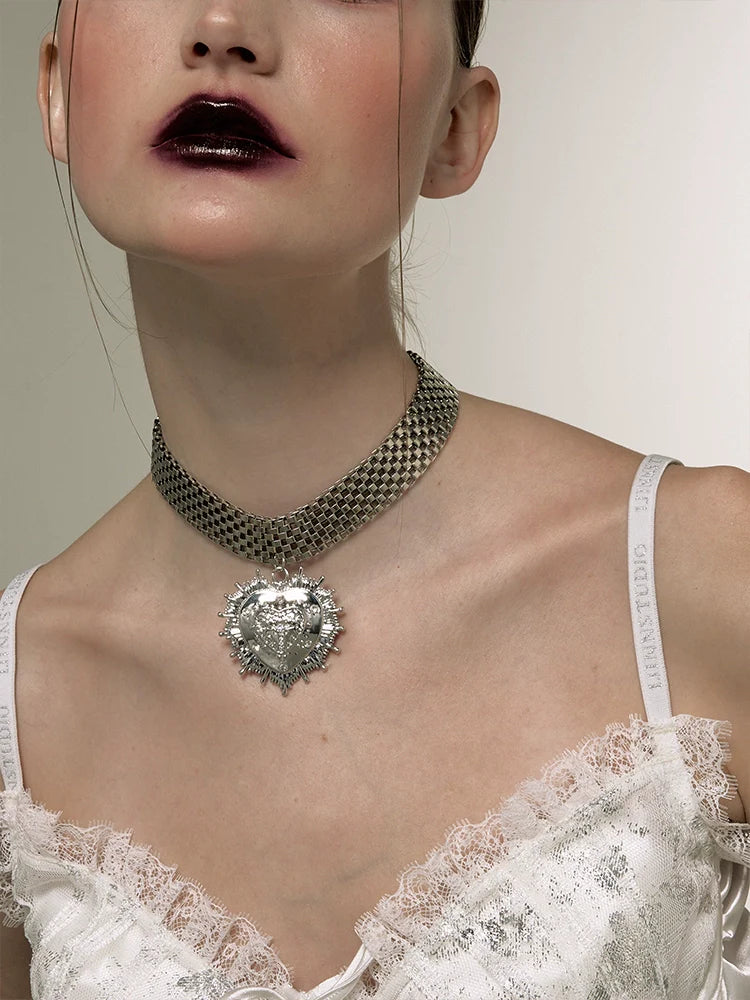 Retro Punk Love Choker