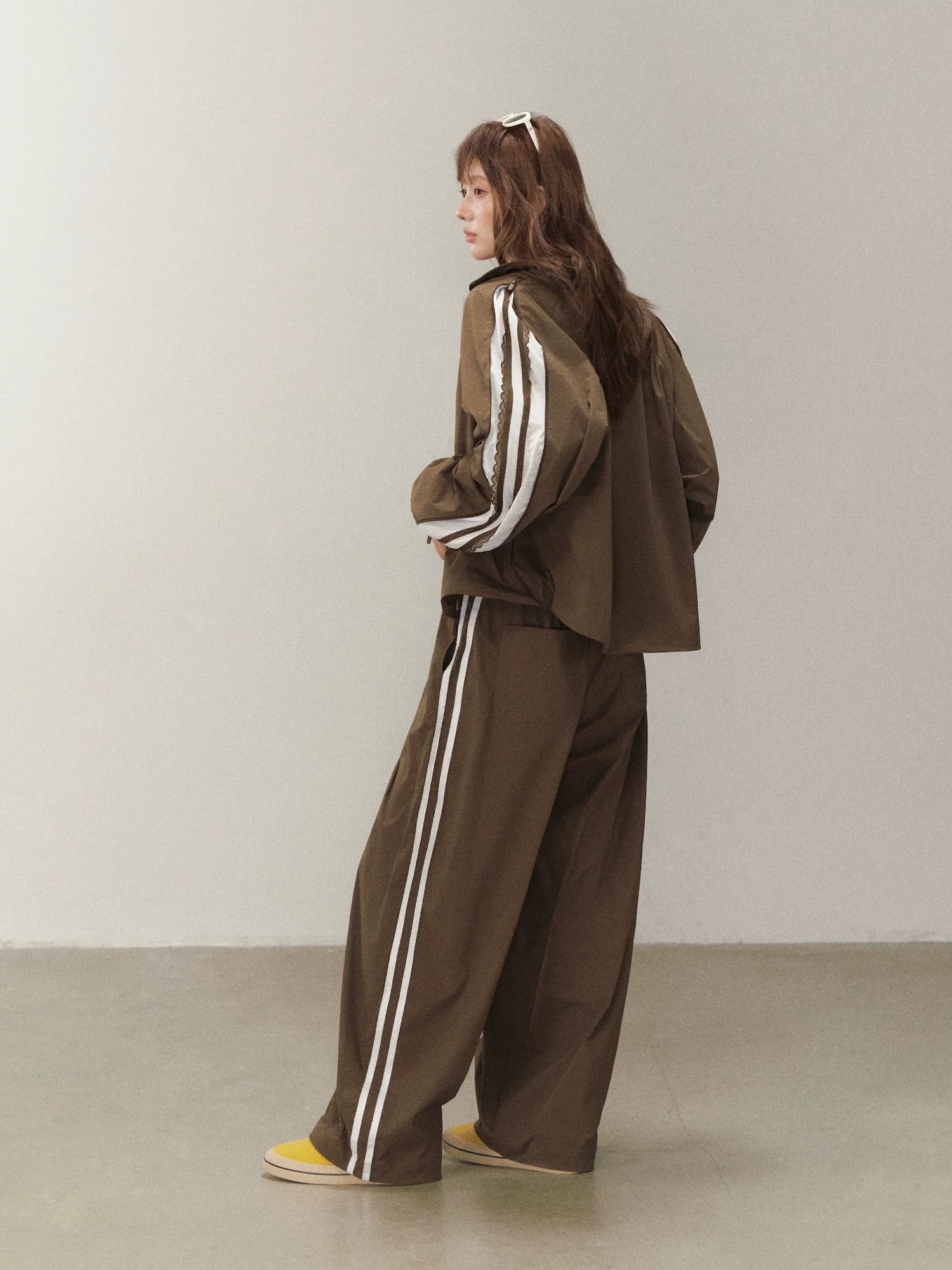 Ribbon Wide Leg Pants