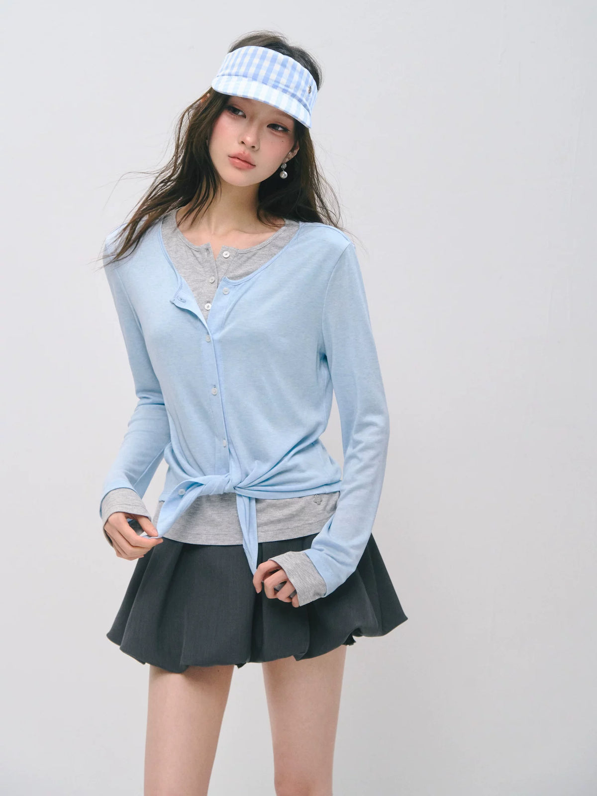 Layered Tencel Wool Tee