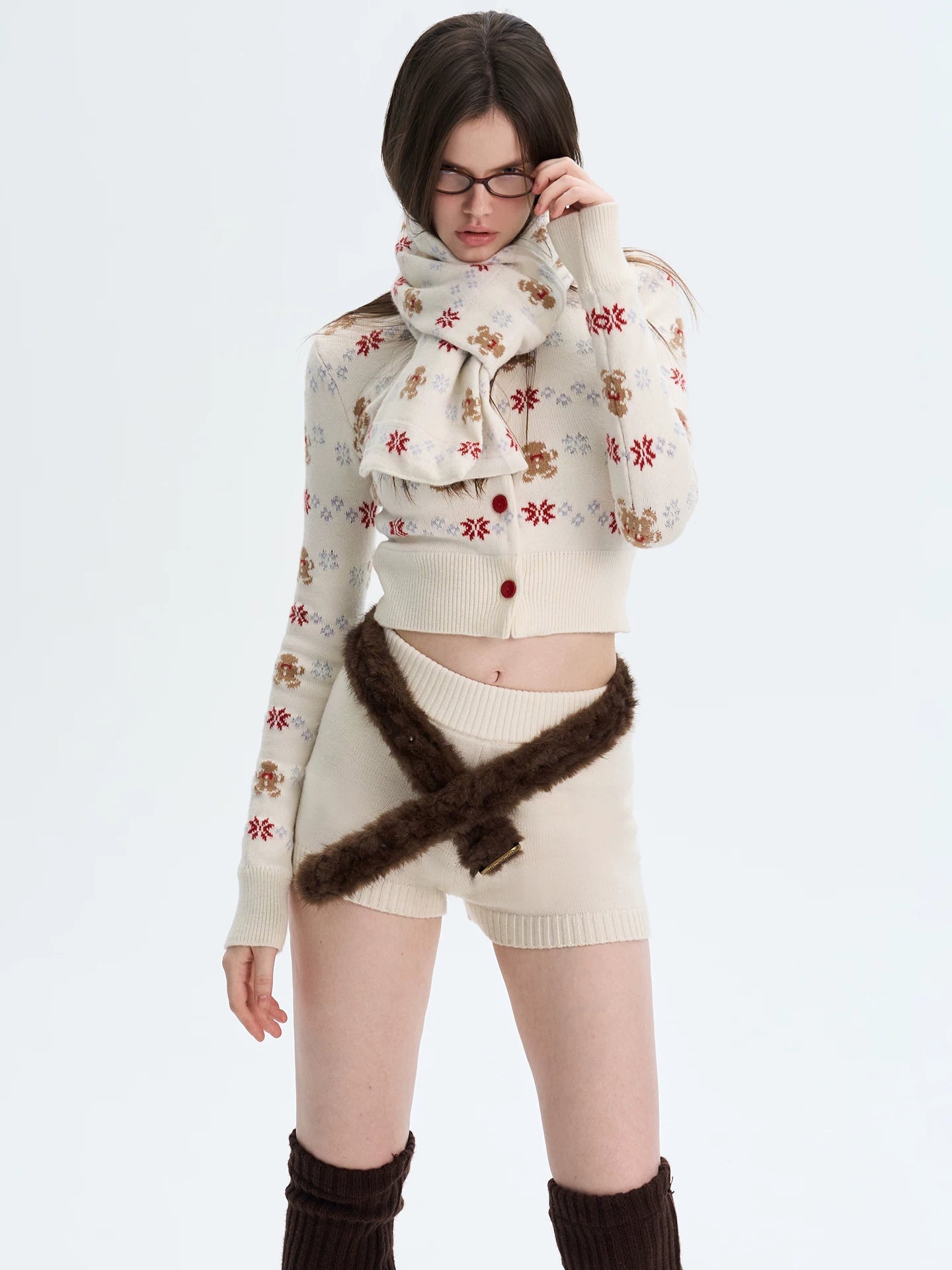 Cashmere Blend Holiday Knit Set