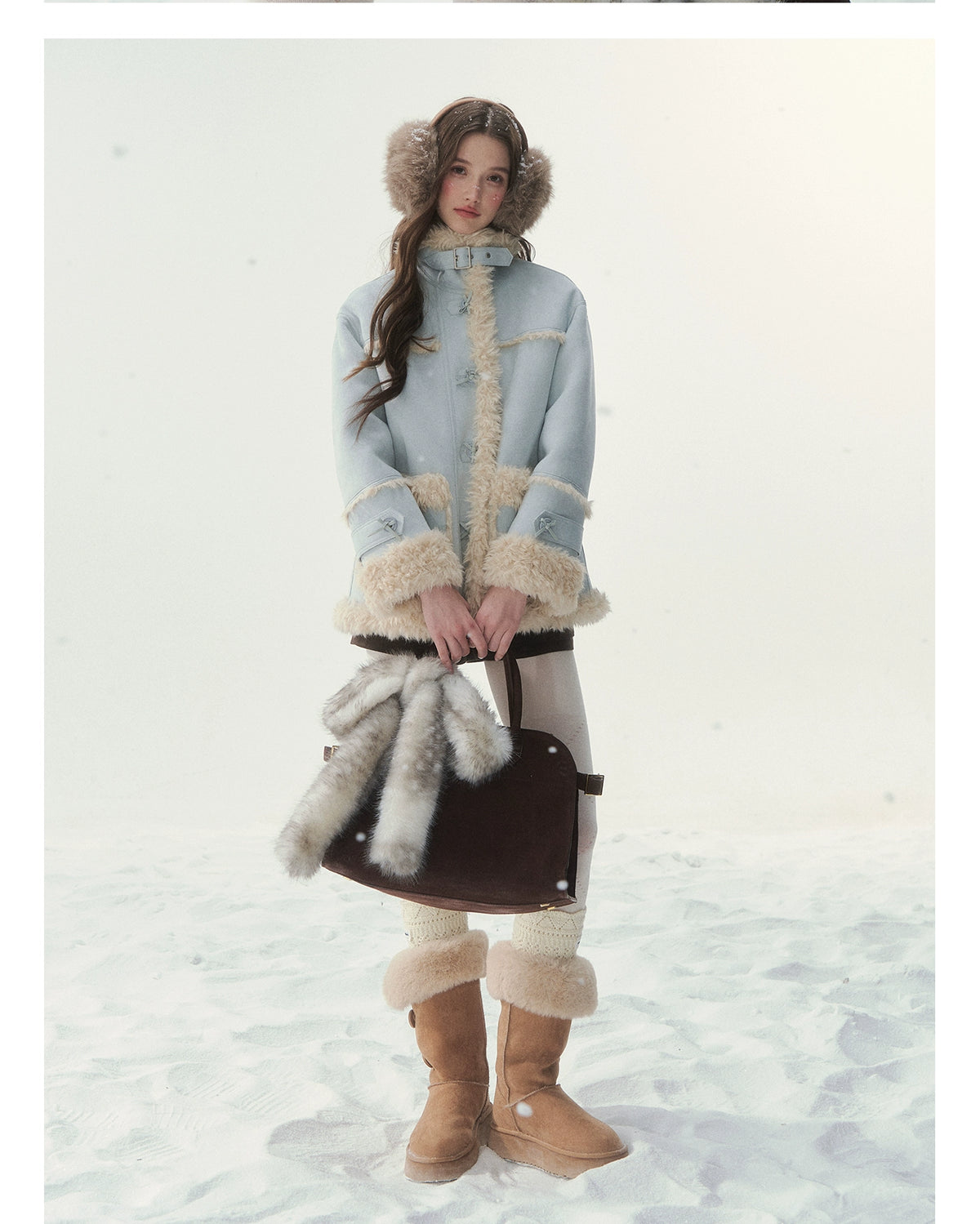 Reversible Faux Shearling Coat