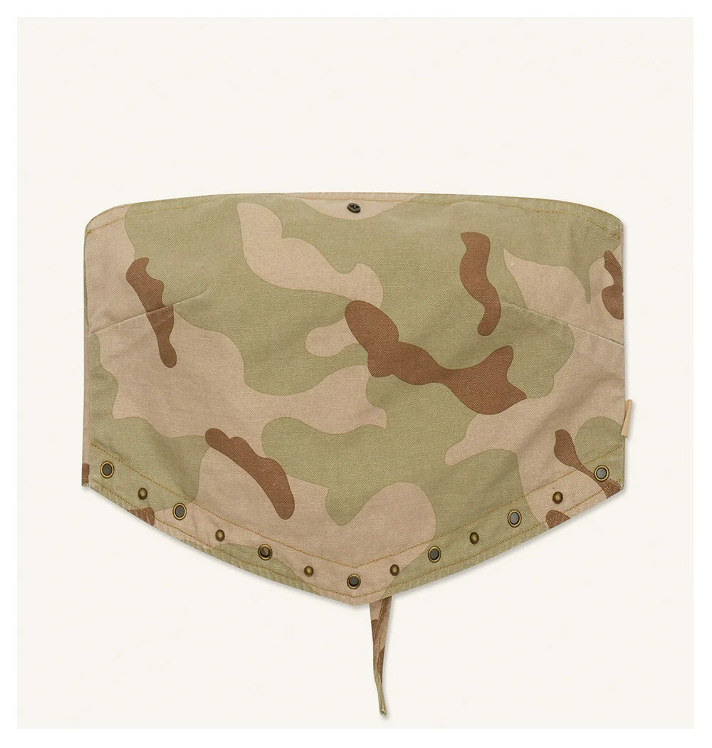 Desert Camouflage Square Scarf Bustier