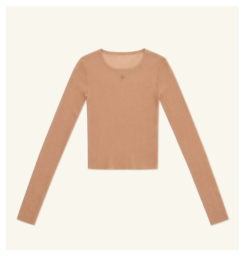 Compass Cross-fitted Knitted Sweater