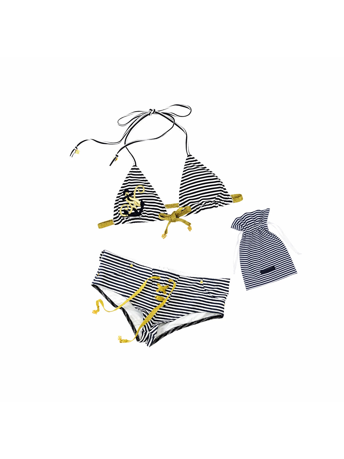 Anchor Halter Bikini Set