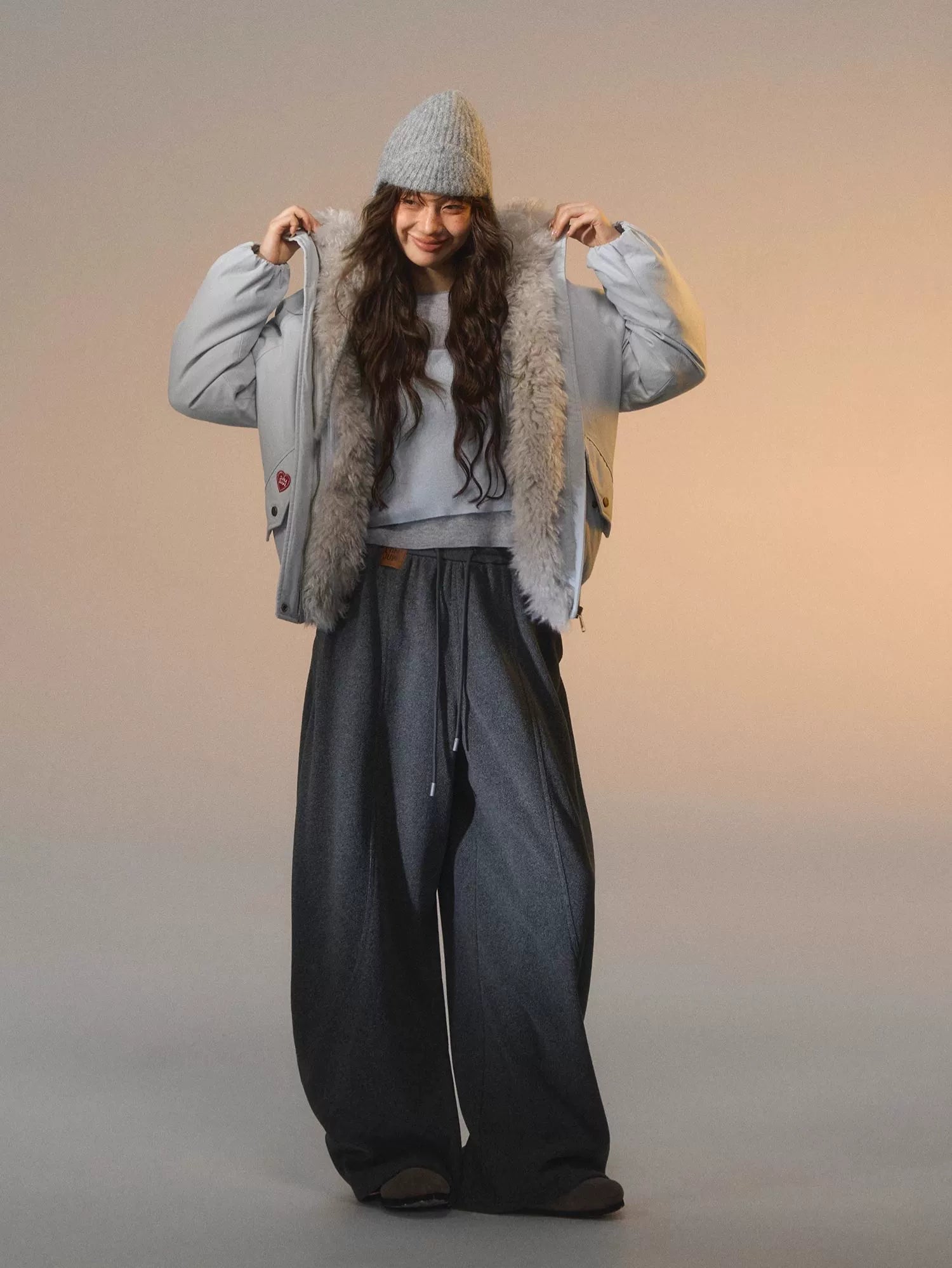 Detachable Fur Down Parka