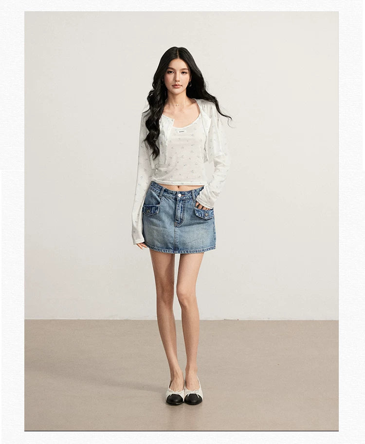 Floral Sunproof Cardigan Set