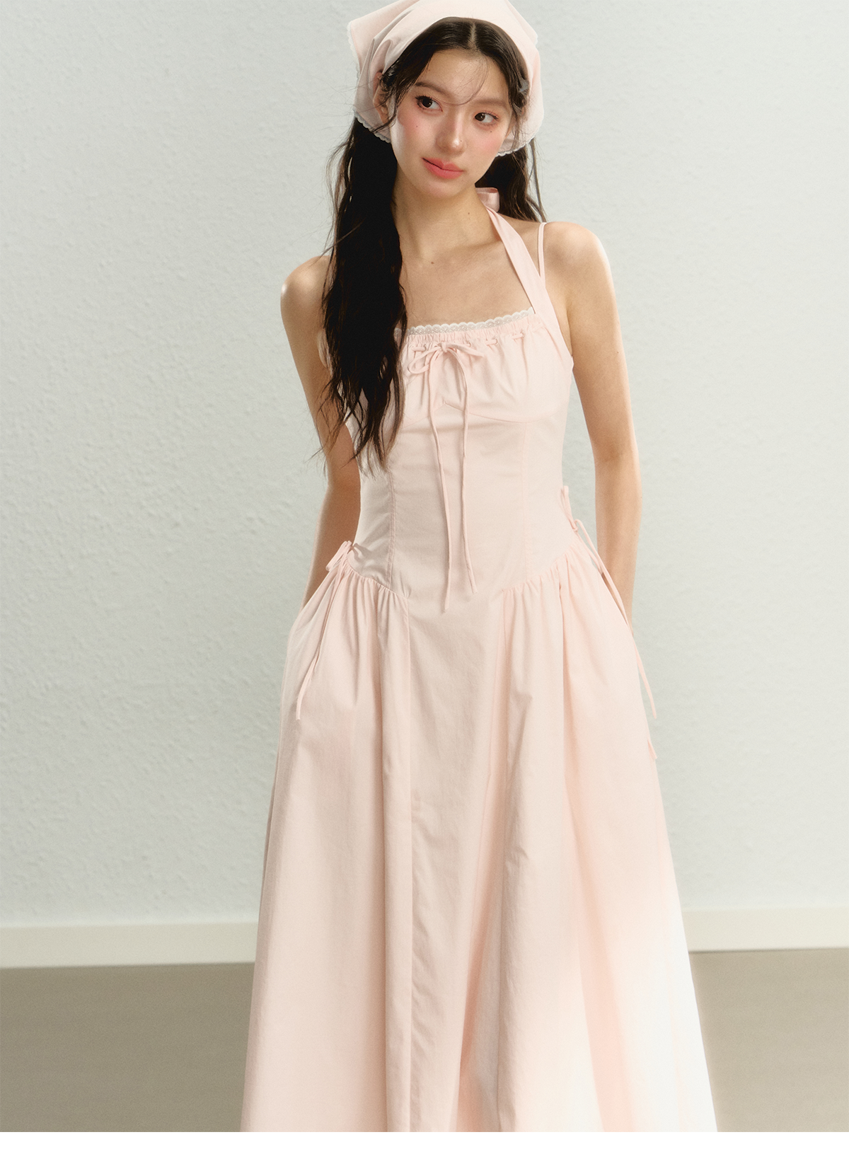 Pink Spaghetti Strap Dress