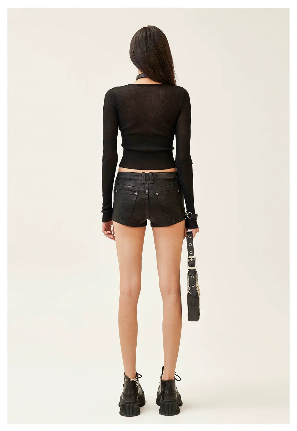Compass Cross-fitted Knitted Sweater