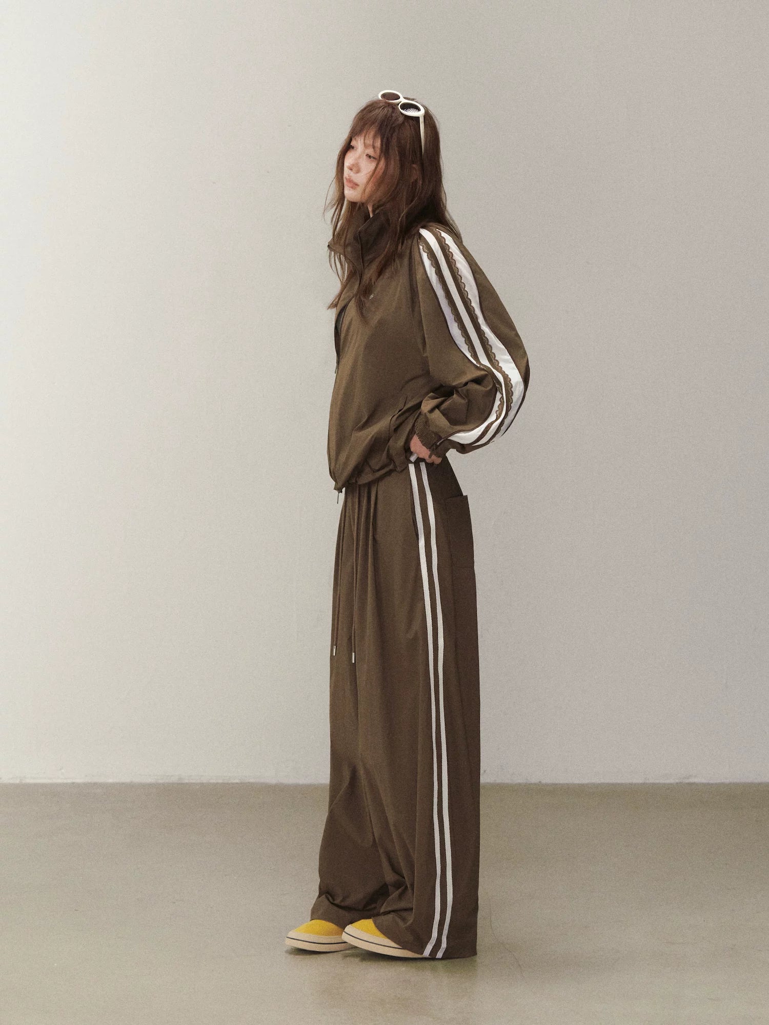 Ribbon Wide Leg Pants