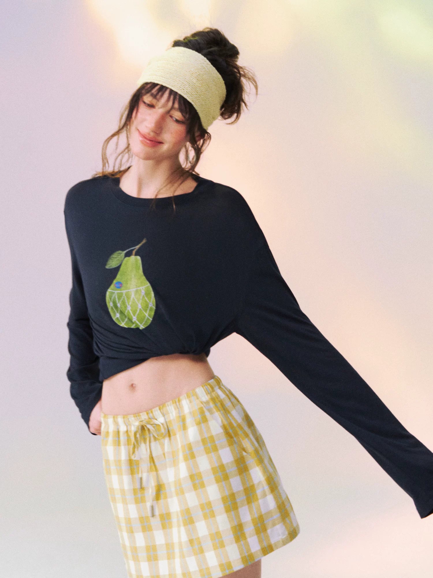 Pear Mood Long Sleeve Tee