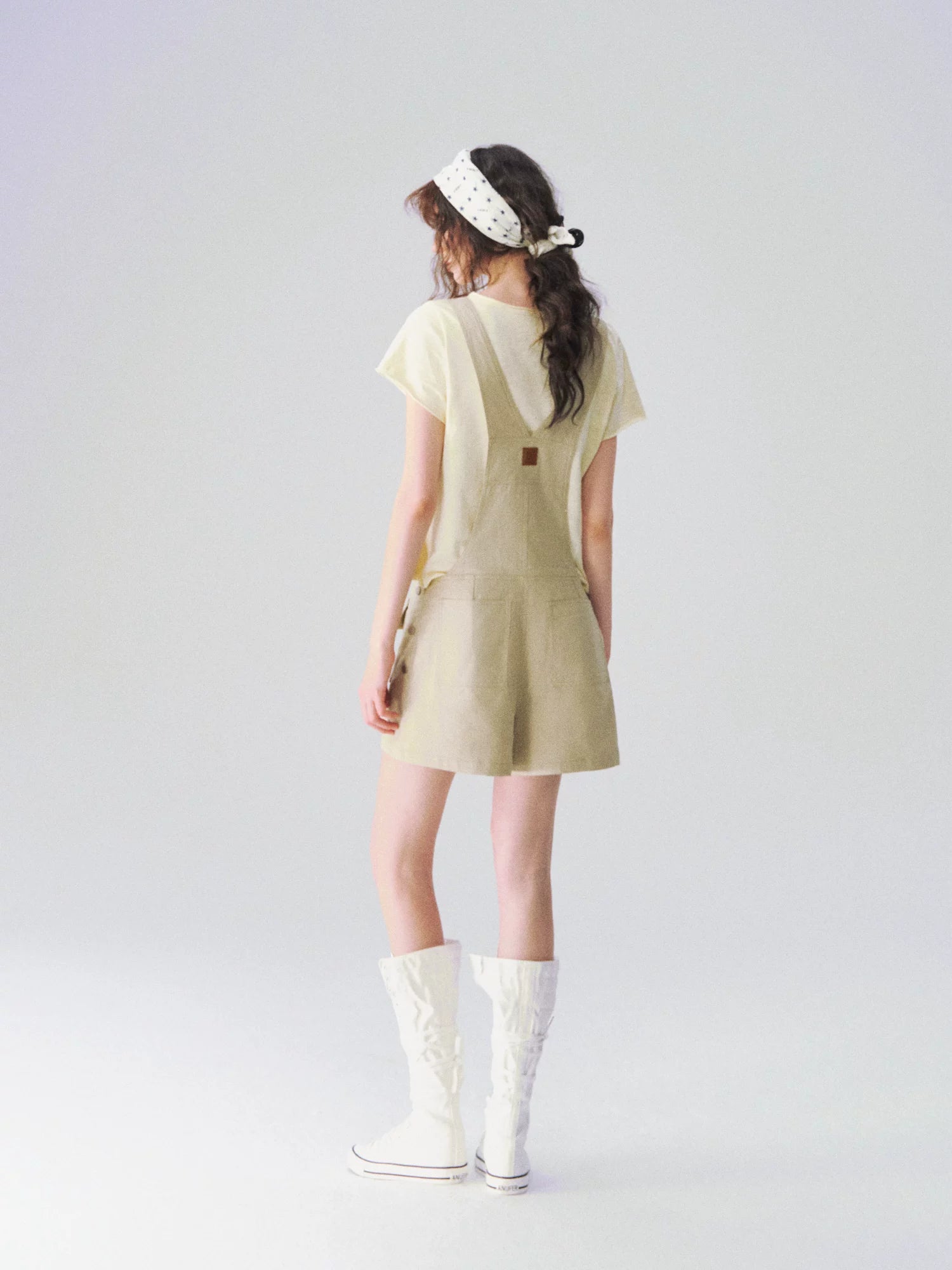 Linen Cargo Overalls