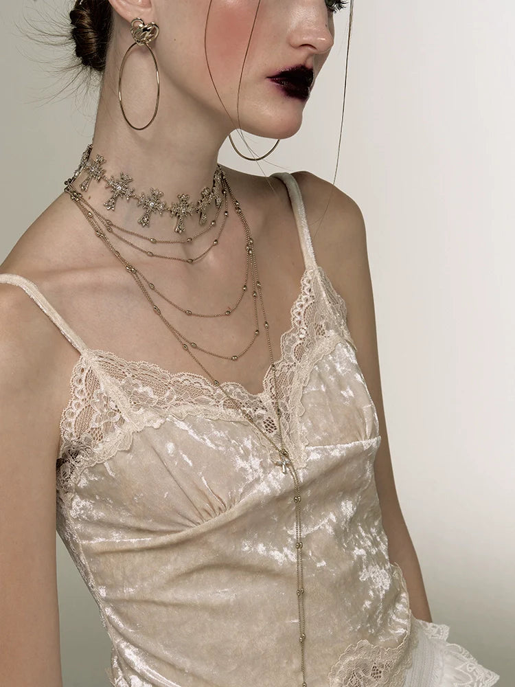 Niche French Folding Chest Chain