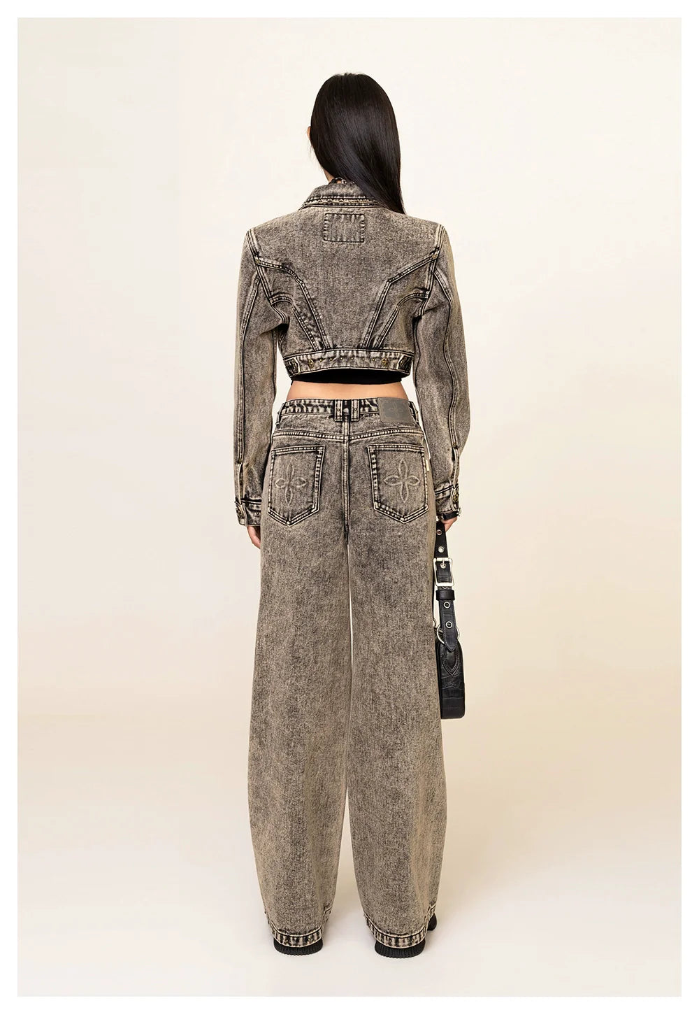Compass Classic Wide Leg Flared Jeans
