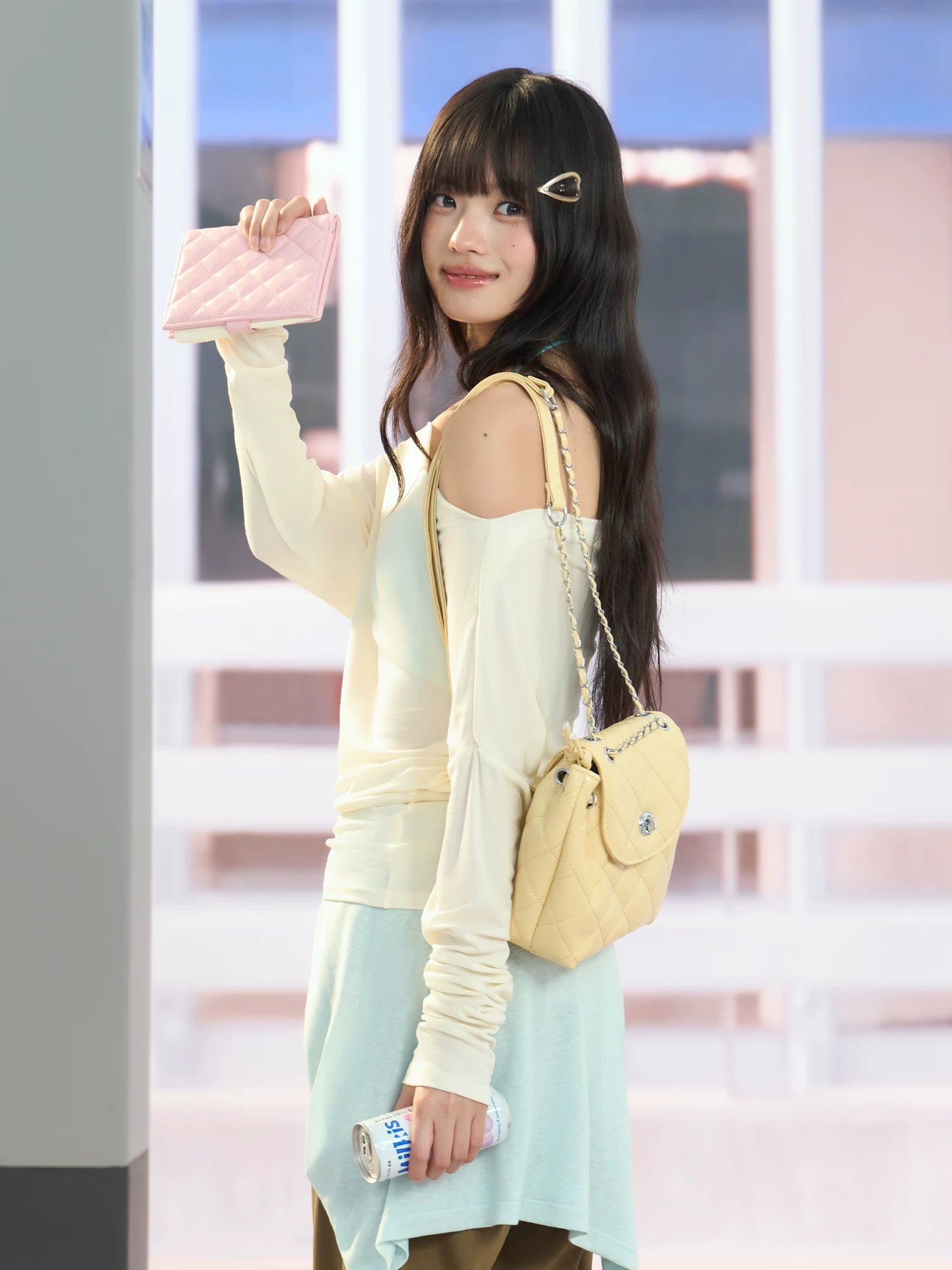 Apricot Off Shoulder Cover Up