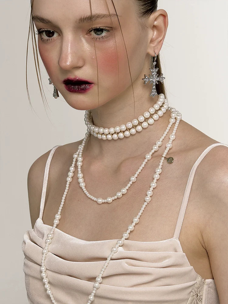 Multi-layer Long Baroque Necklace