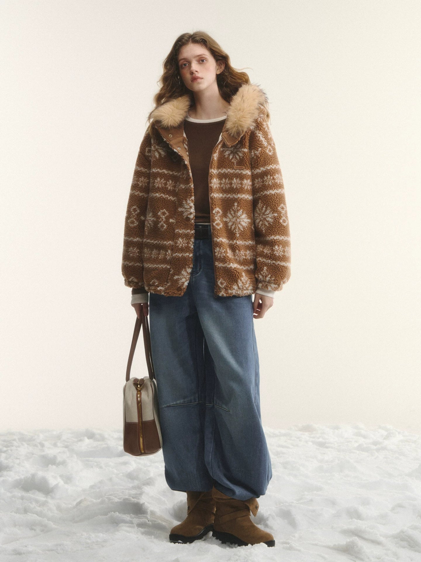 Fair Isle Fleece Jacket