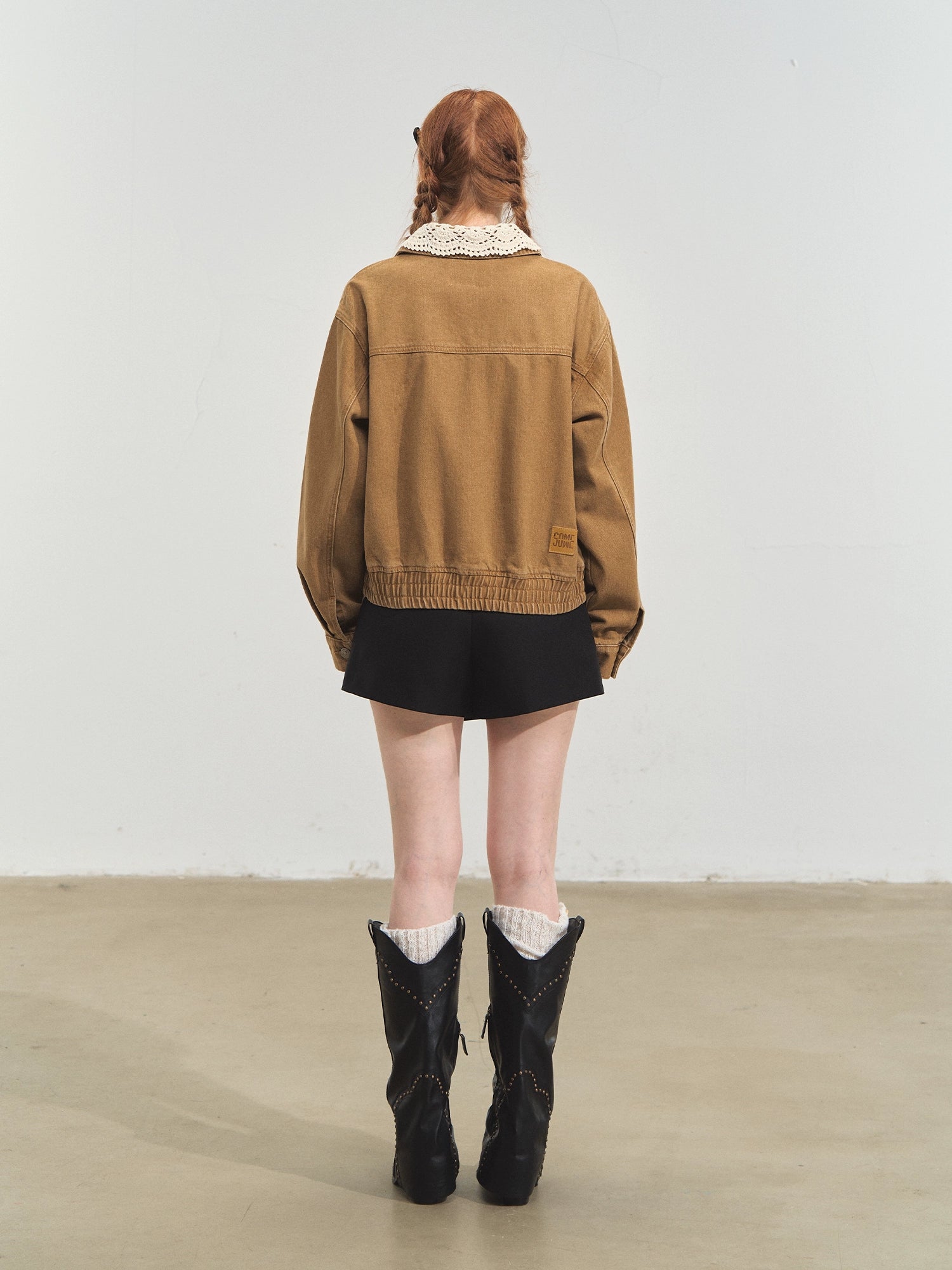 Brown Barn-Style Vintage Jacket