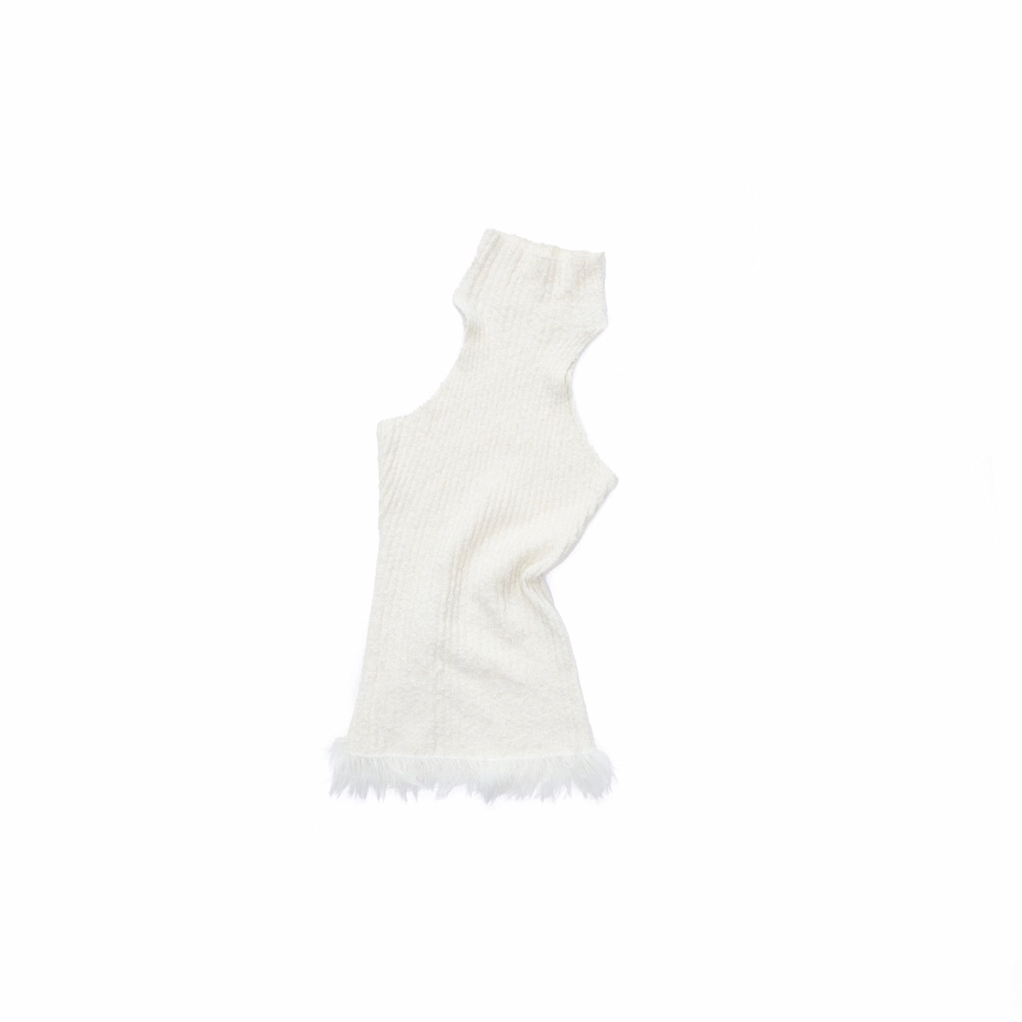 Hooded Faux Fur Knit Set