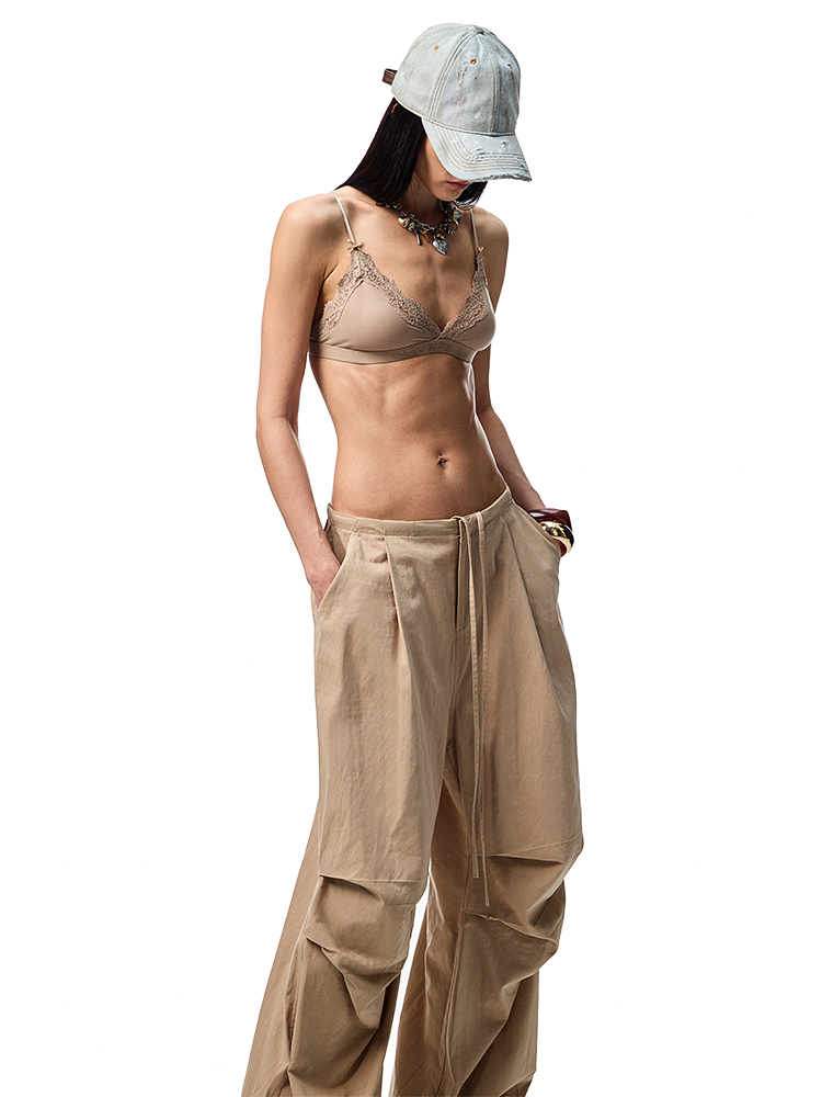 Lace Triangle Cup Bra Without Underwire