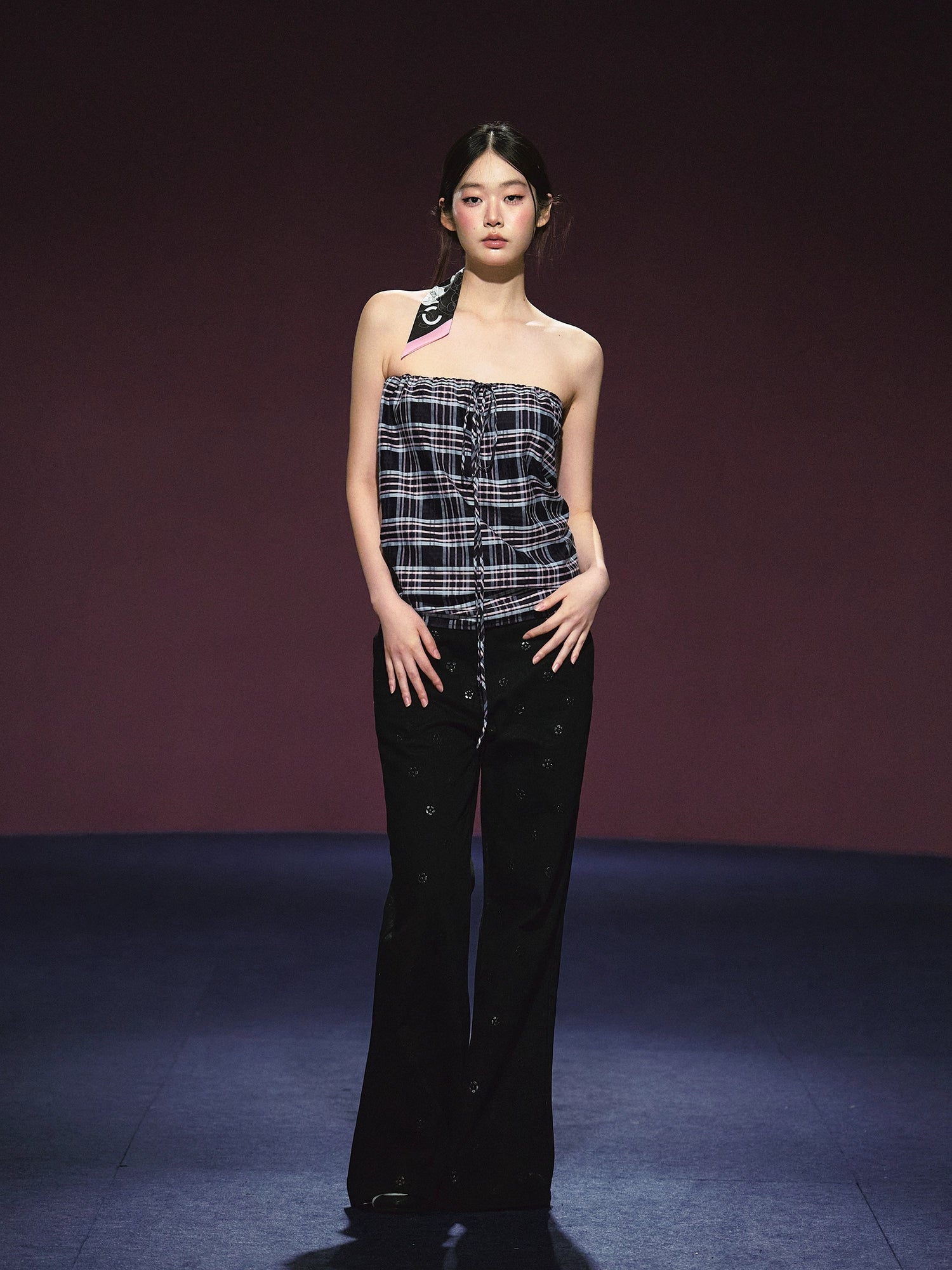 Sculpted Print Slimming Jeans