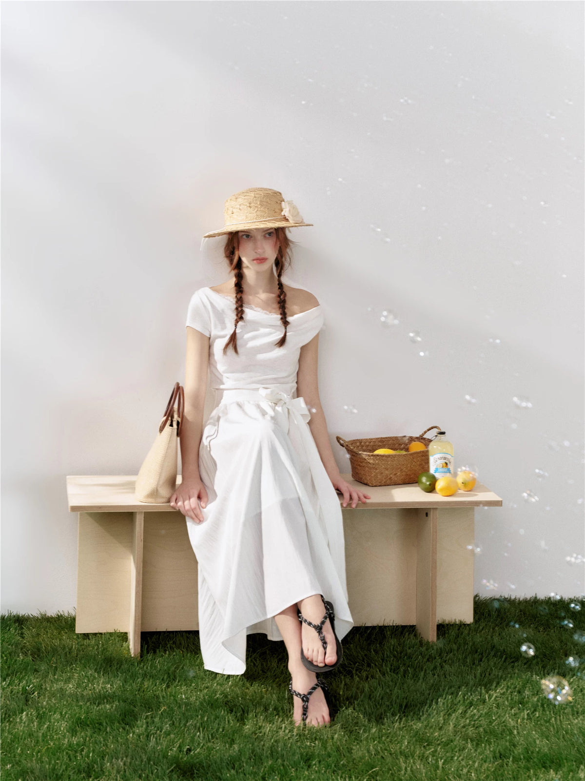 Lace Cowl-Neck Maxi Dress