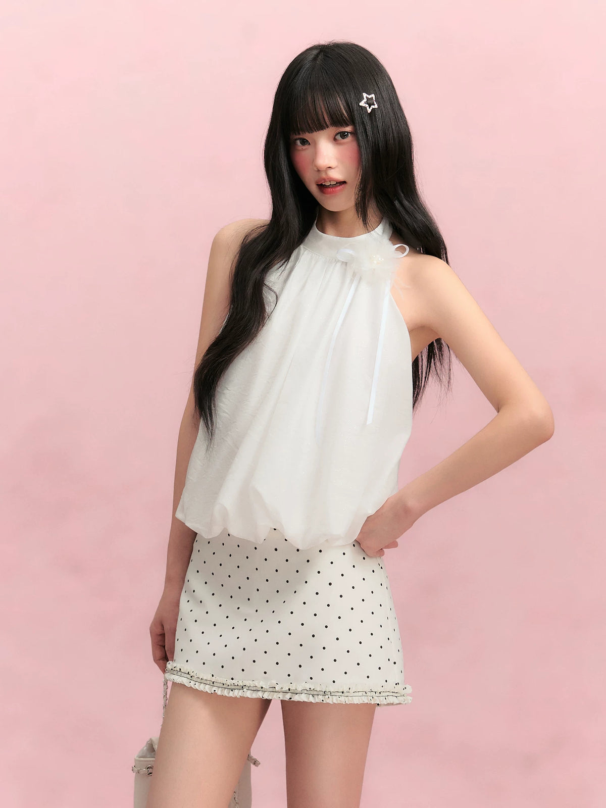 Halter Floral Top & Skirt Set