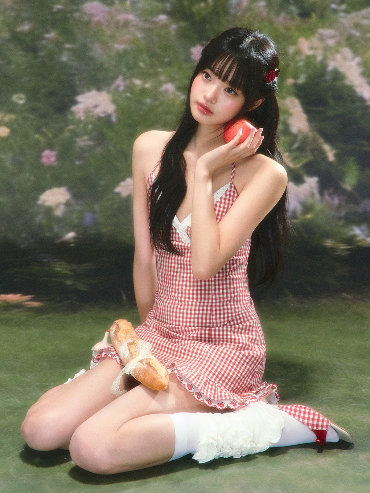 Plaid Halter Dress