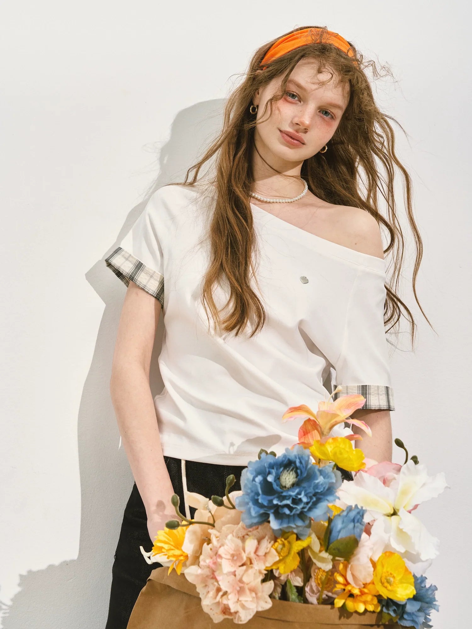 Tie-bow Short-sleeve T-shirt