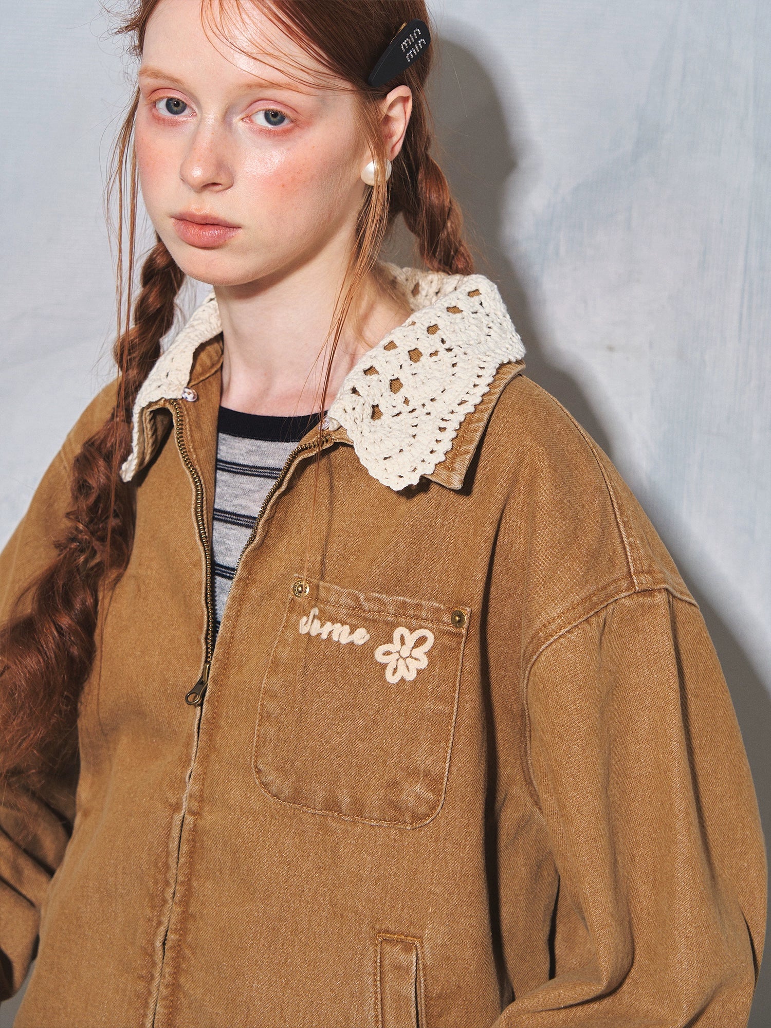 Brown Barn-Style Vintage Jacket