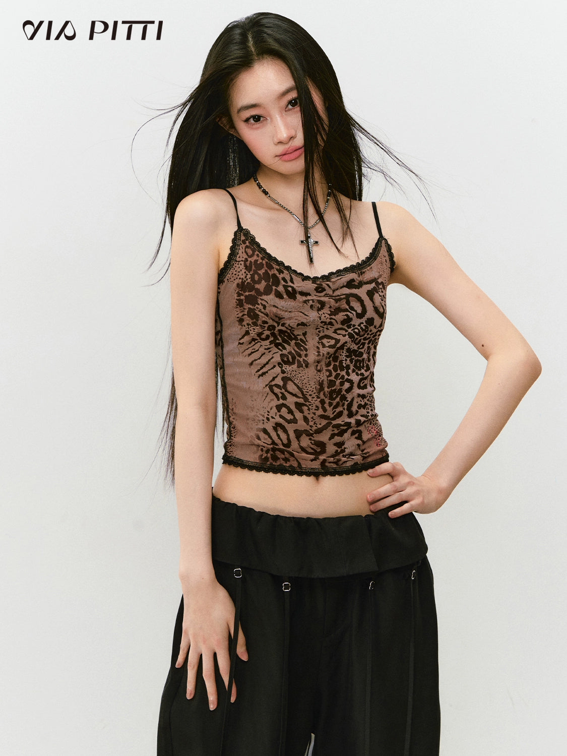 Reversible Leopard Dot Camisole