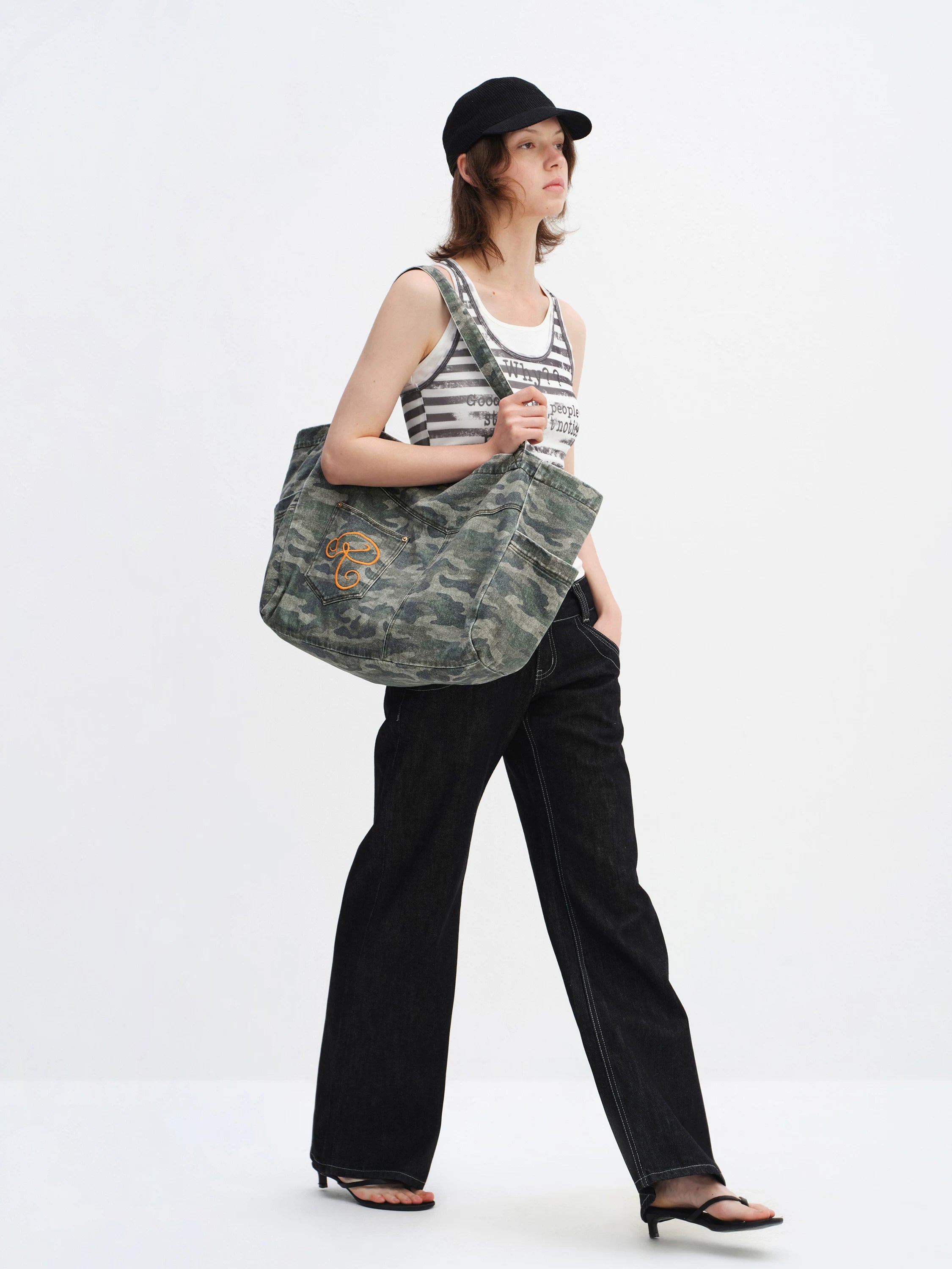 Camouflage Cotton Tote Bag