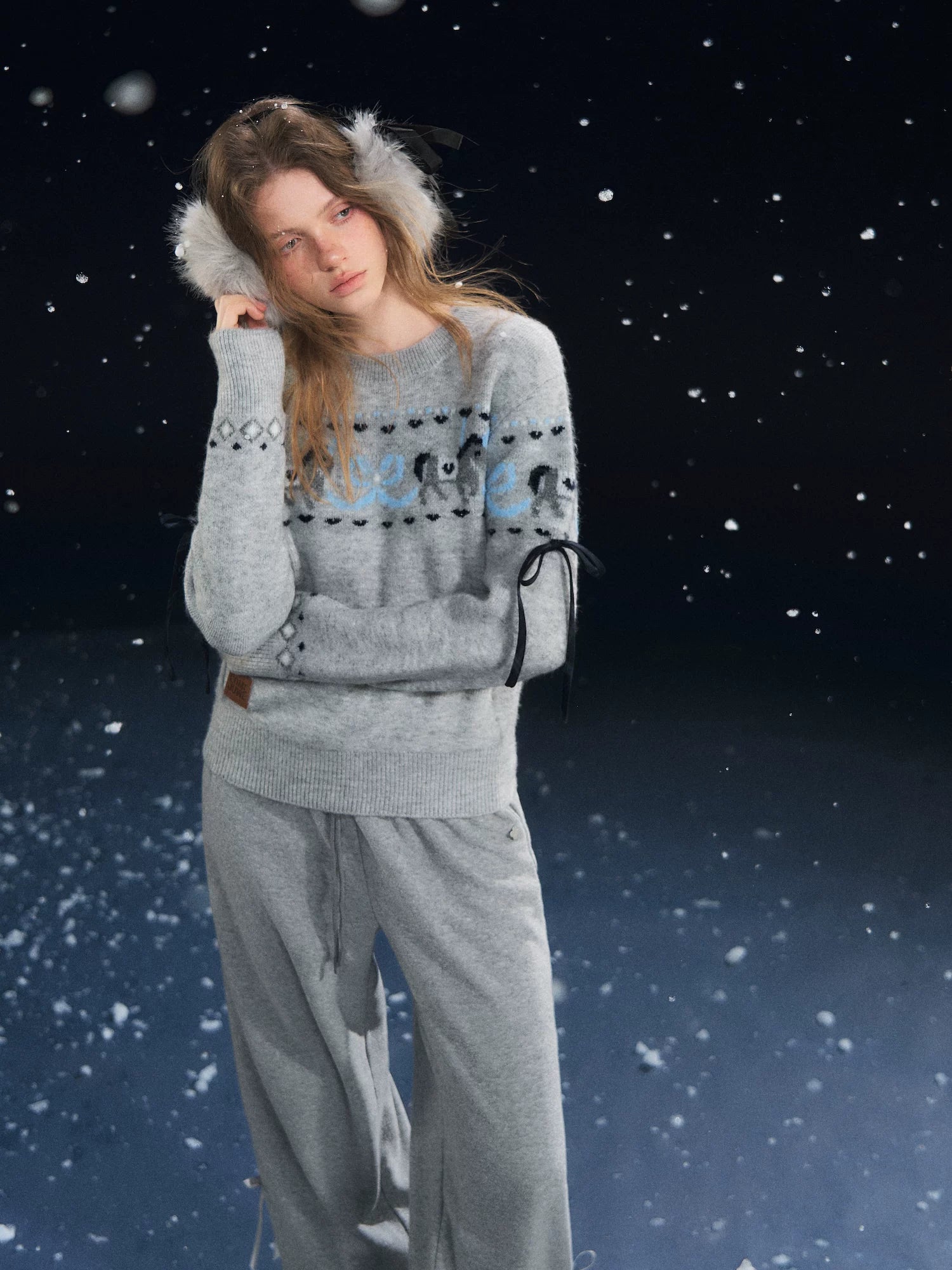 Carousel Jacquard Knit Sweater