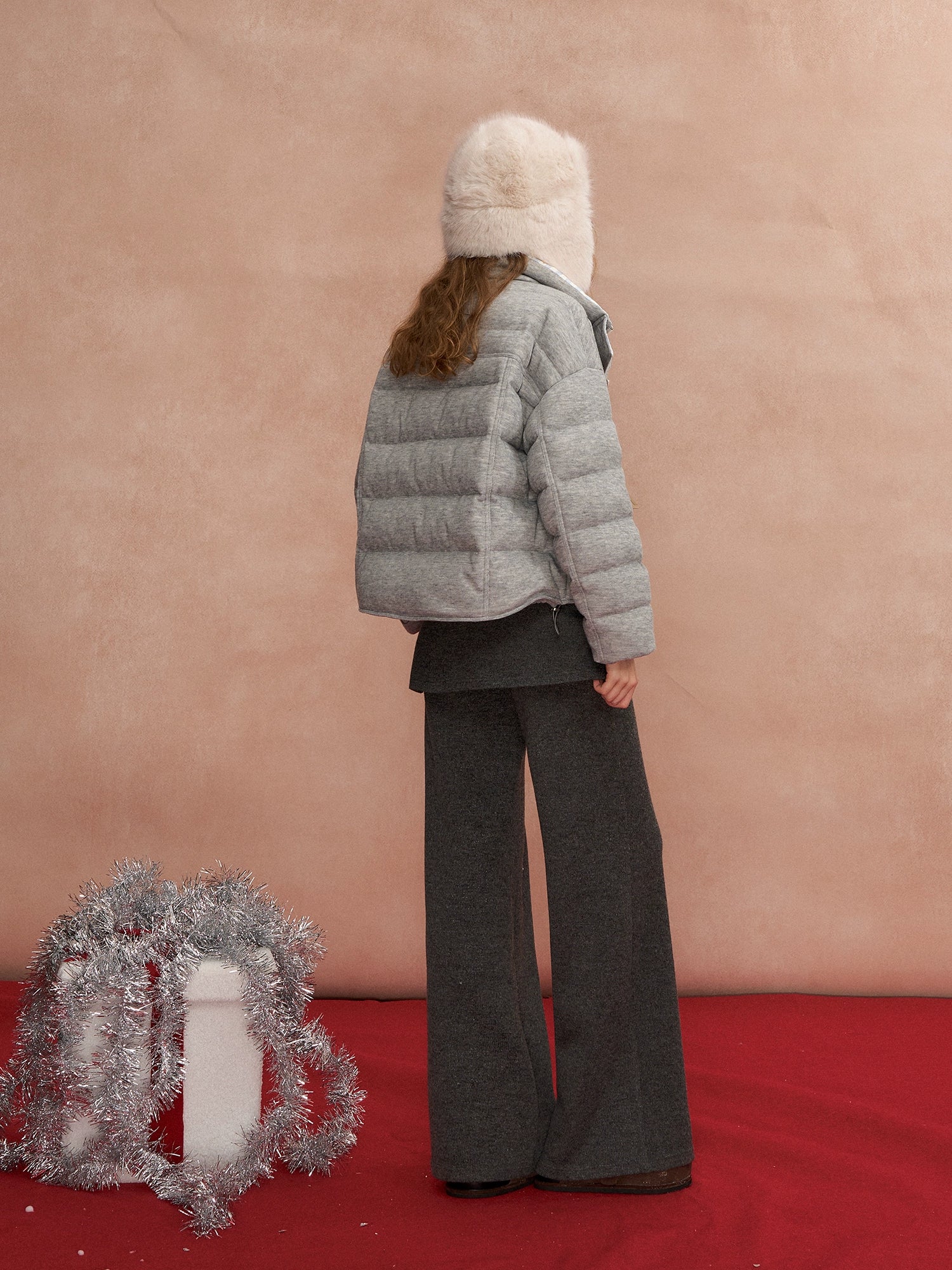 Detachable Drape Micro-Flare Pants